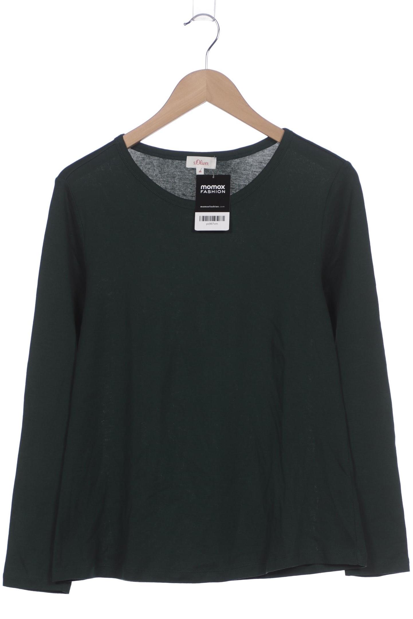 

s.Oliver Damen Langarmshirt, grün, Gr. 44