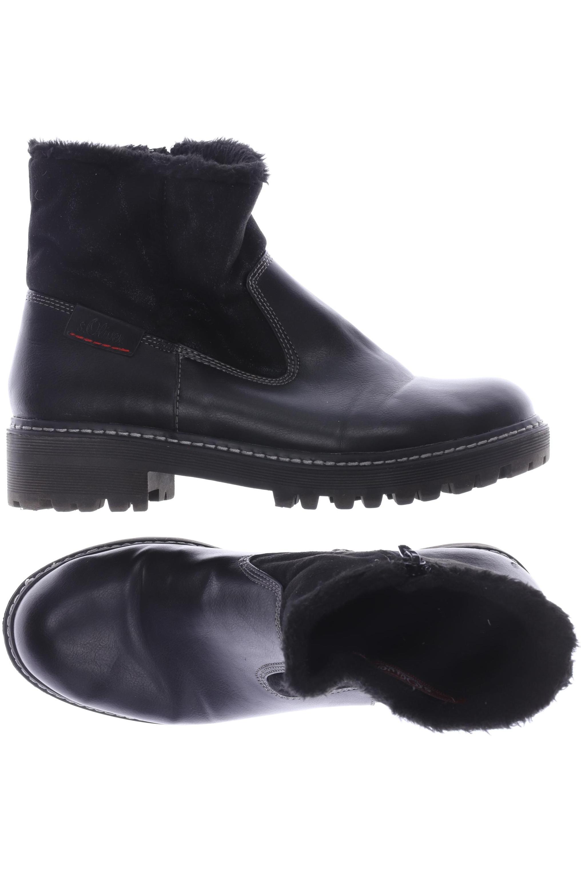

s.Oliver Damen Stiefelette, schwarz, Gr. 40