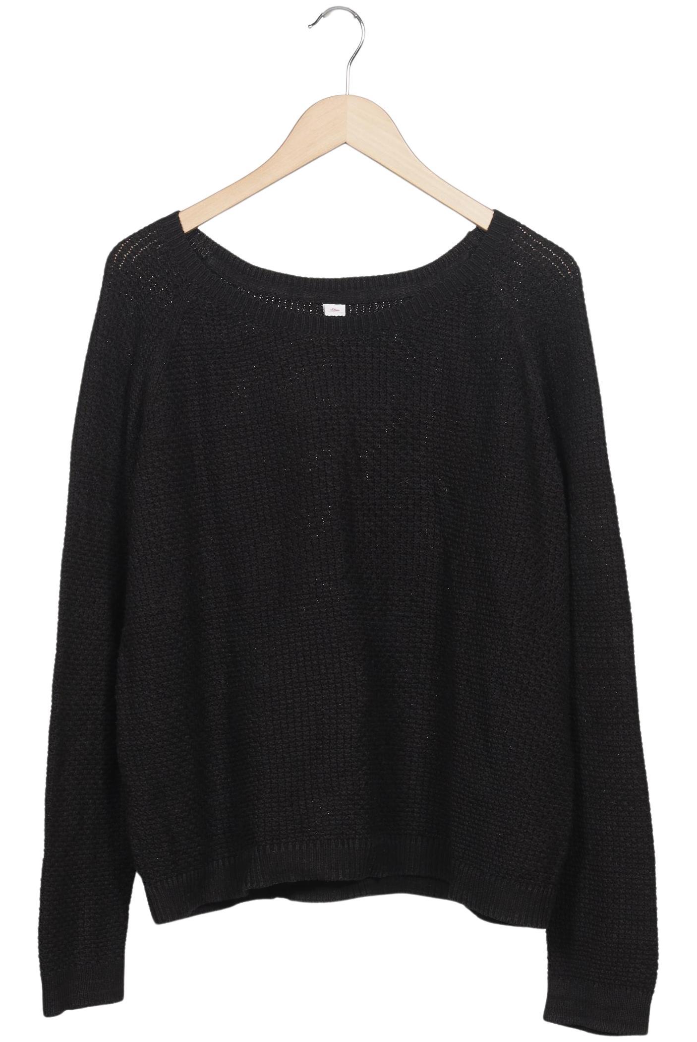 

s.Oliver Damen Pullover, schwarz, Gr. 46