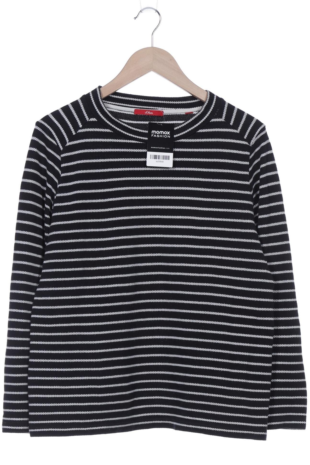 

s.Oliver Damen Langarmshirt, schwarz, Gr. 44