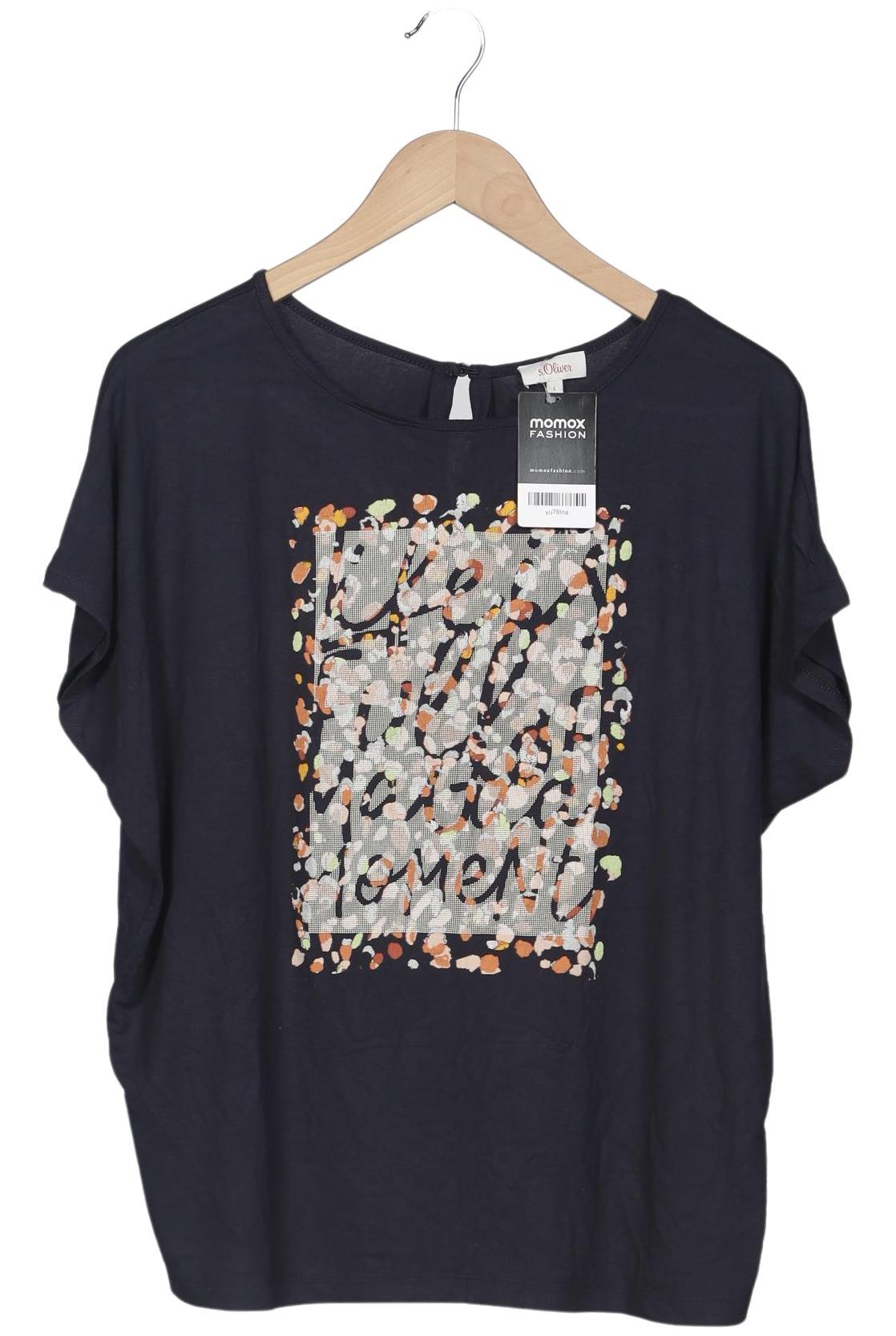 

s.Oliver Damen T-Shirt, marineblau, Gr. 42