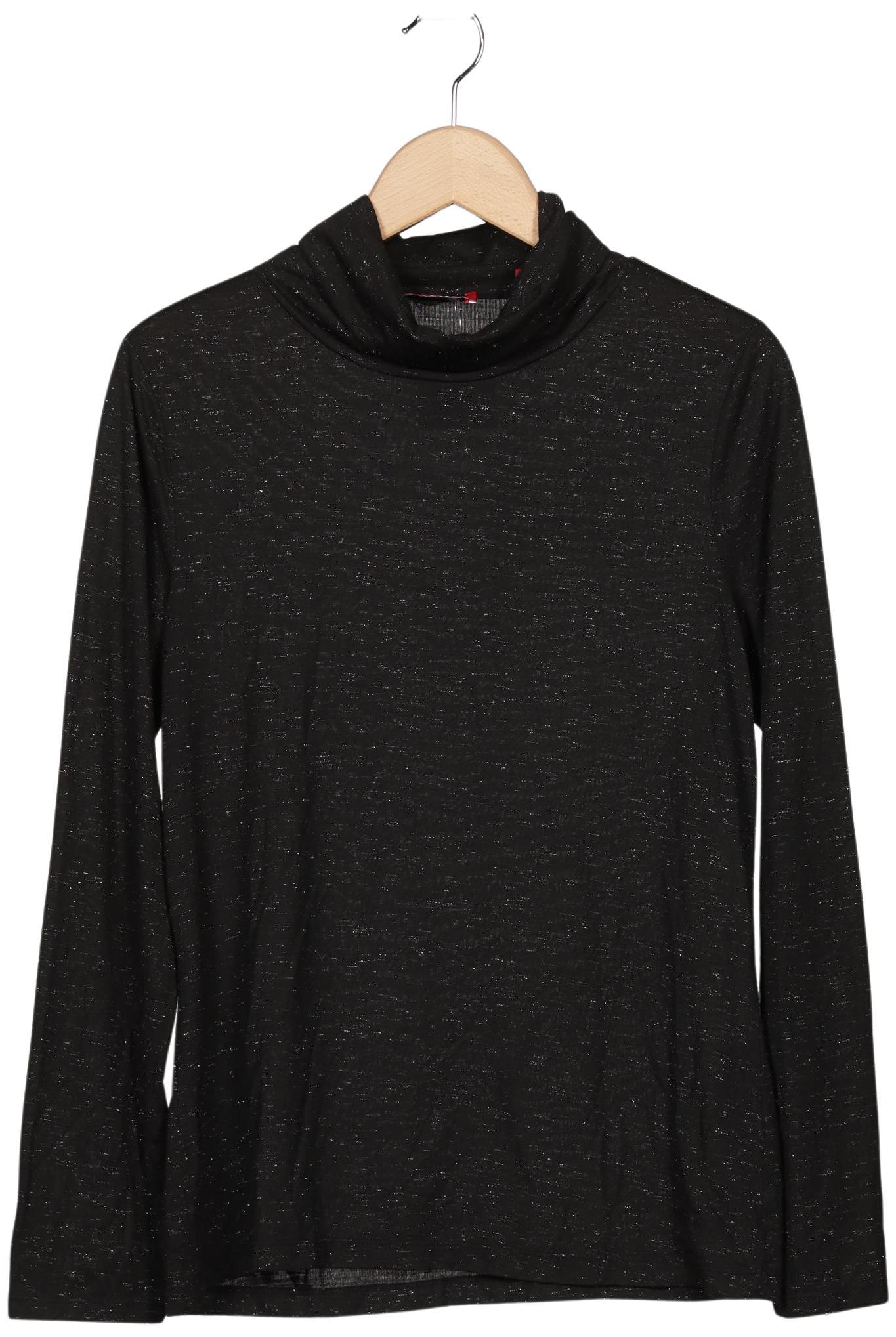 

s.Oliver Damen Langarmshirt, schwarz, Gr. 42