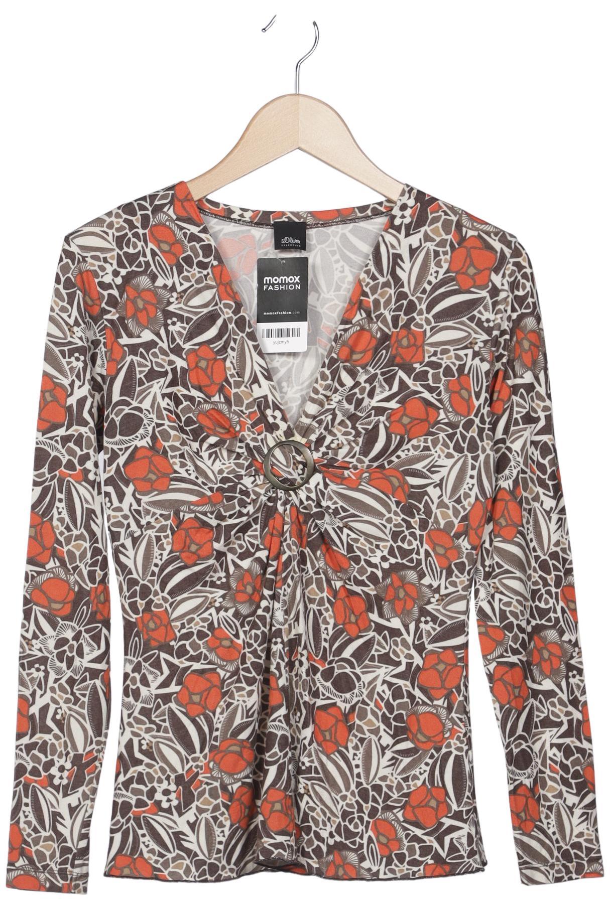 

s.Oliver Damen Langarmshirt, mehrfarbig, Gr. 34