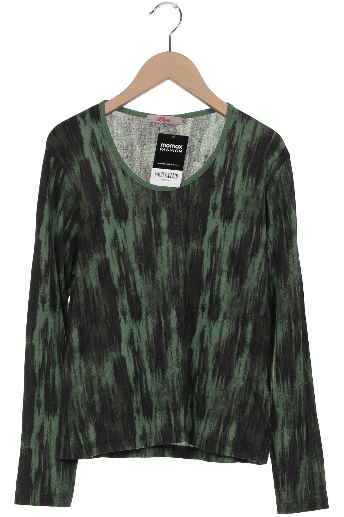 

s.Oliver Damen Langarmshirt, grün, Gr. 44
