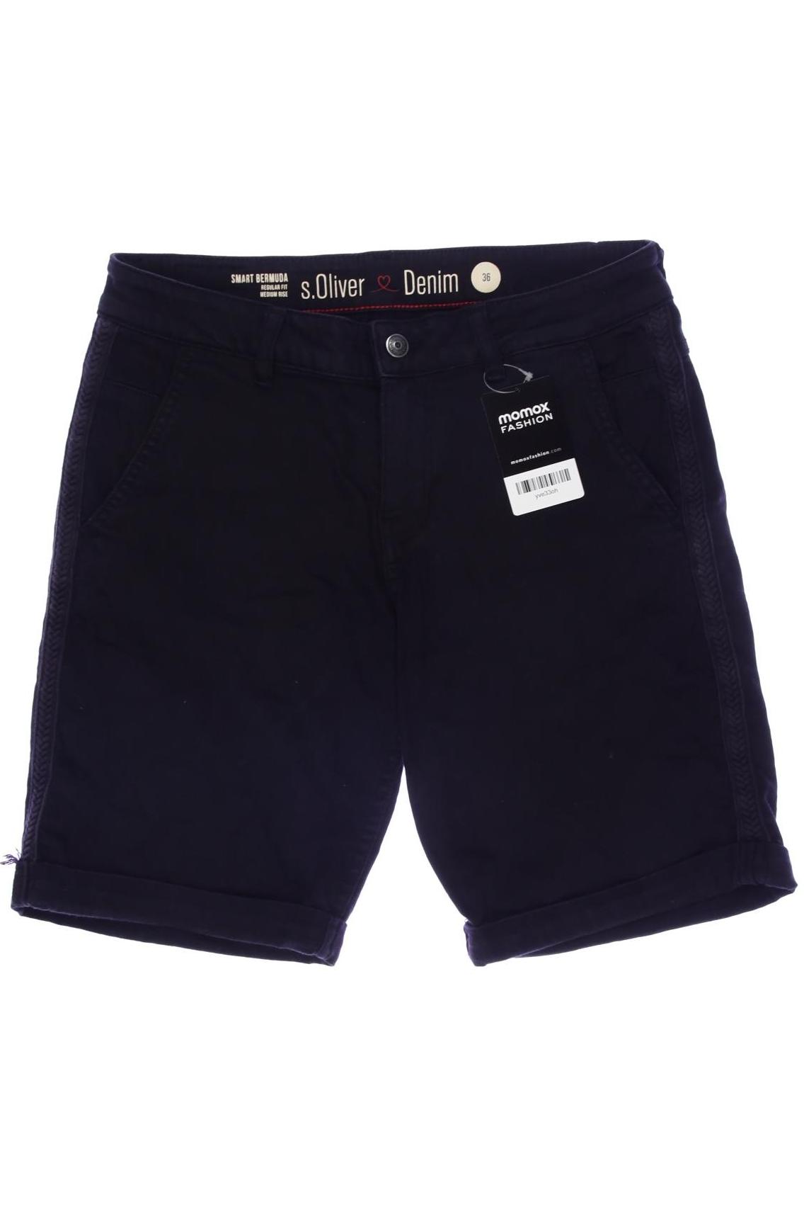 

s.Oliver Damen Shorts, schwarz, Gr. 36