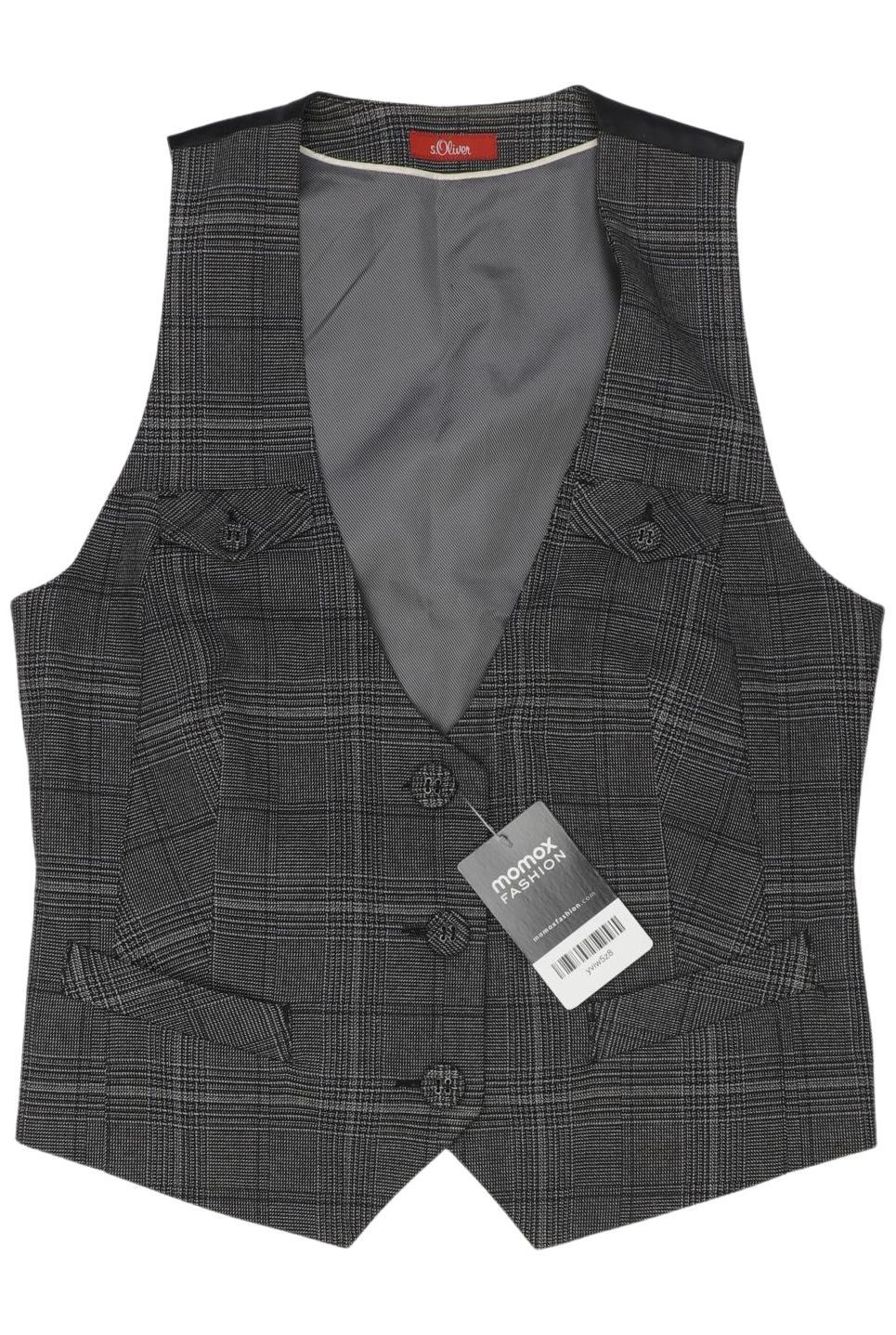 

s.Oliver Damen Weste, grau, Gr. 36