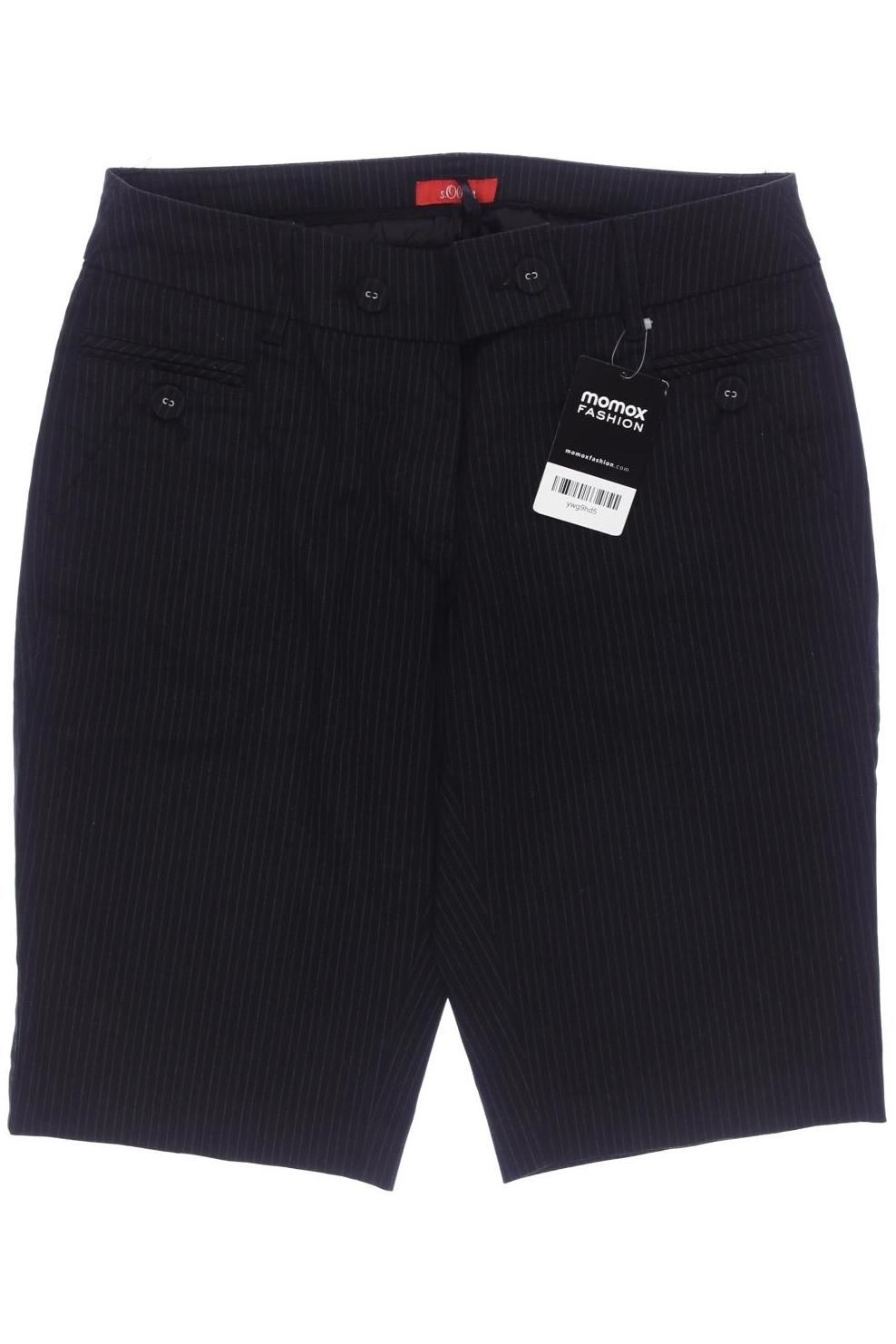 

s.Oliver Damen Shorts, schwarz, Gr. 36