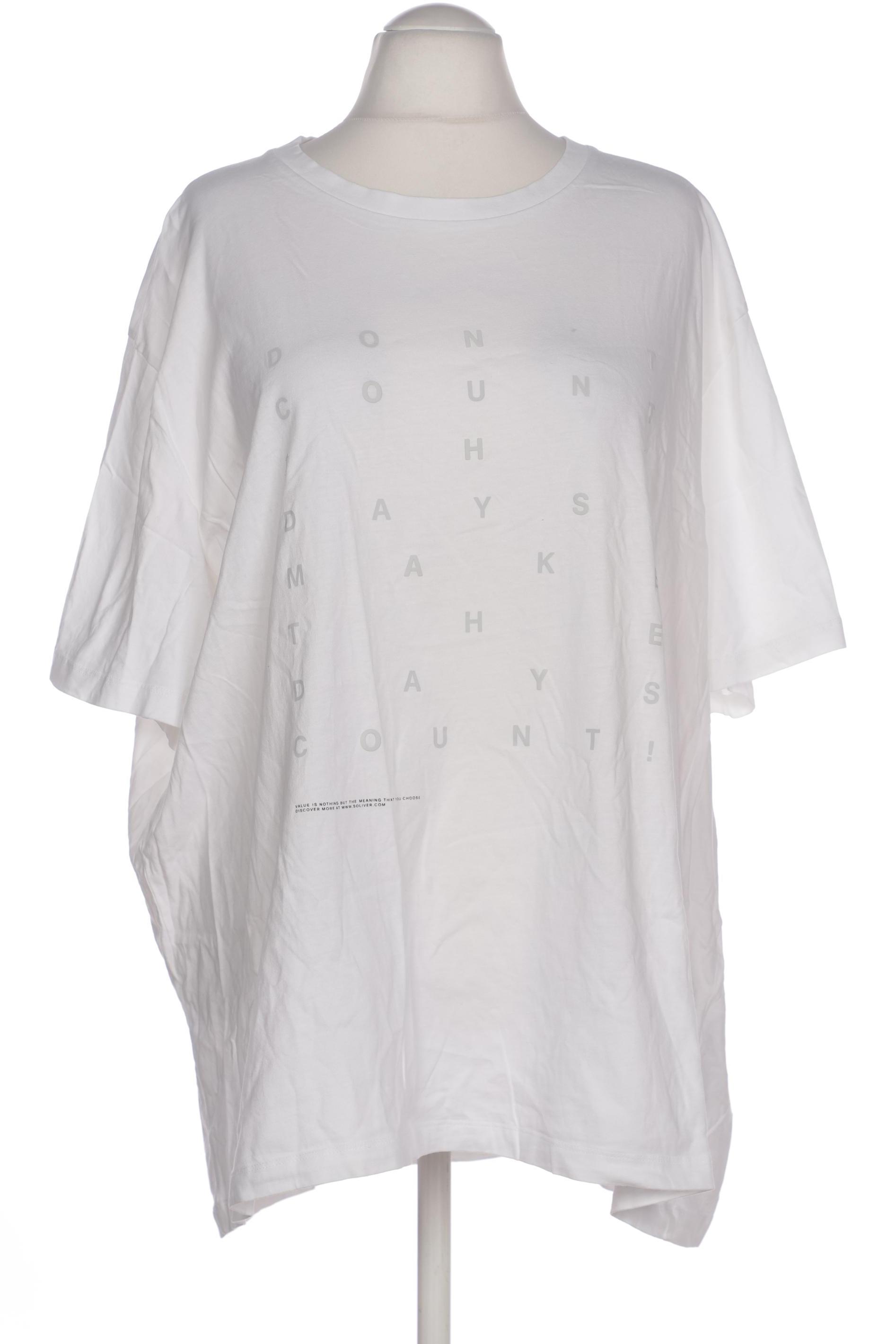 

s.Oliver Damen T-Shirt, weiß, Gr. 52