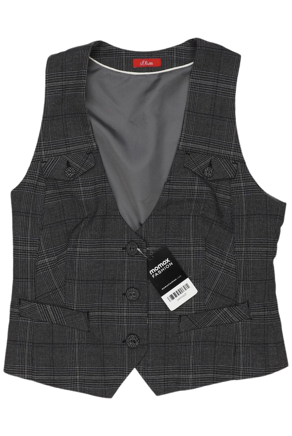 

s.Oliver Damen Weste, grau, Gr. 38