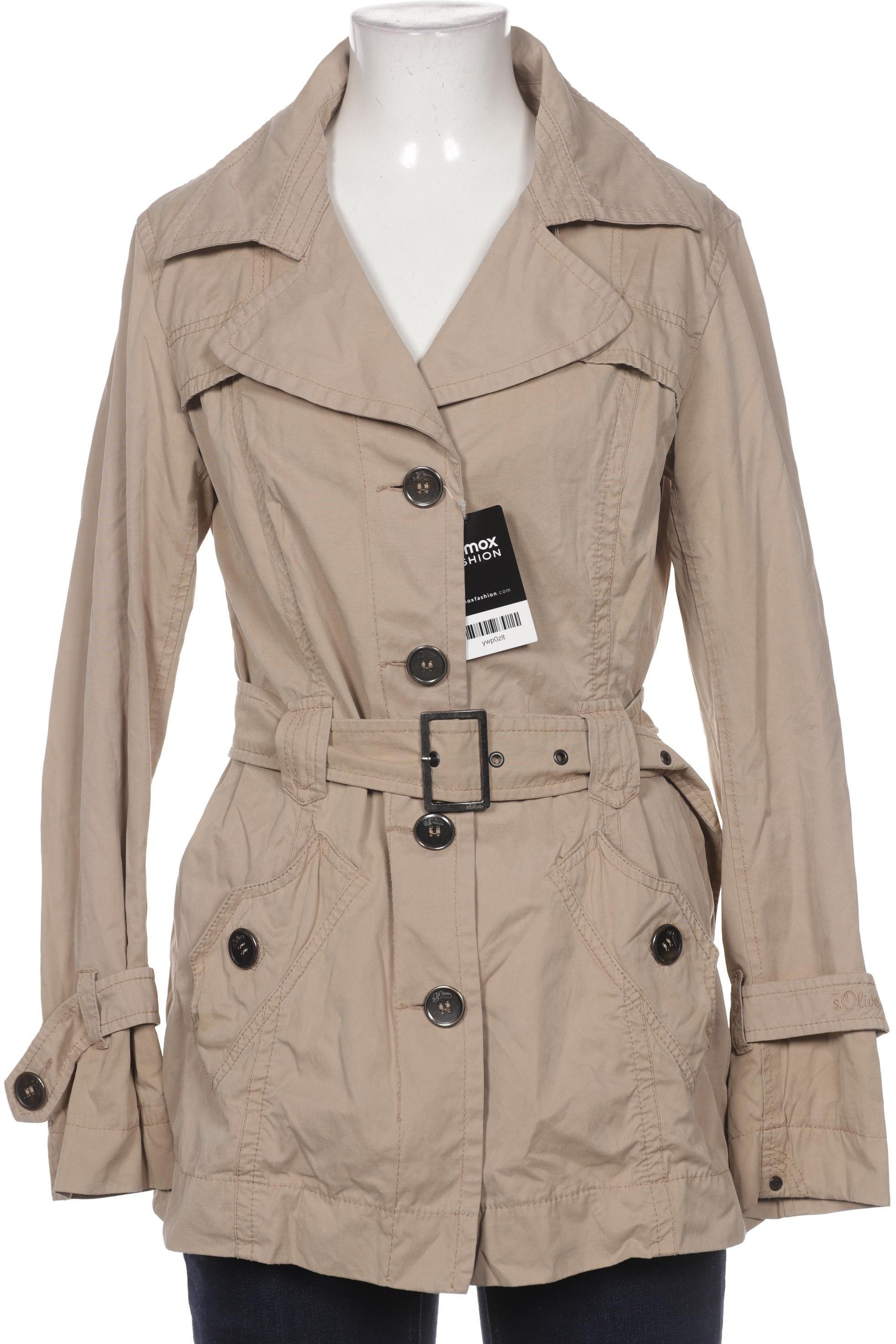 

s.Oliver Damen Mantel, beige, Gr. 10