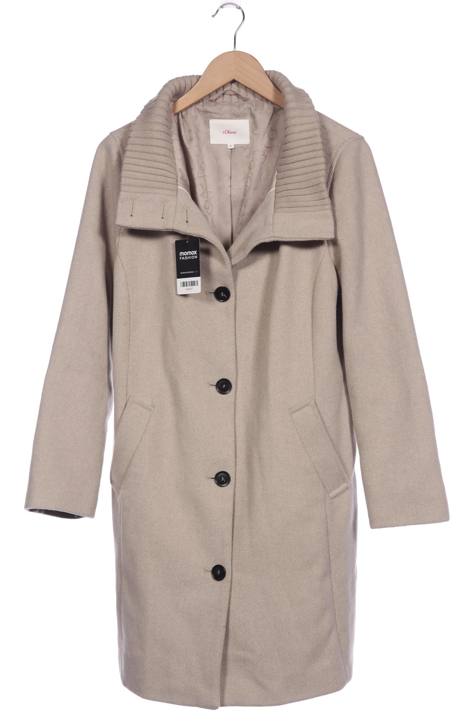 

s.Oliver Damen Mantel, beige, Gr. 42