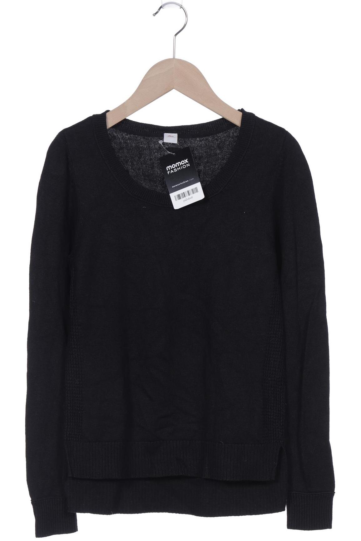 

s.Oliver Damen Pullover, schwarz, Gr. 34