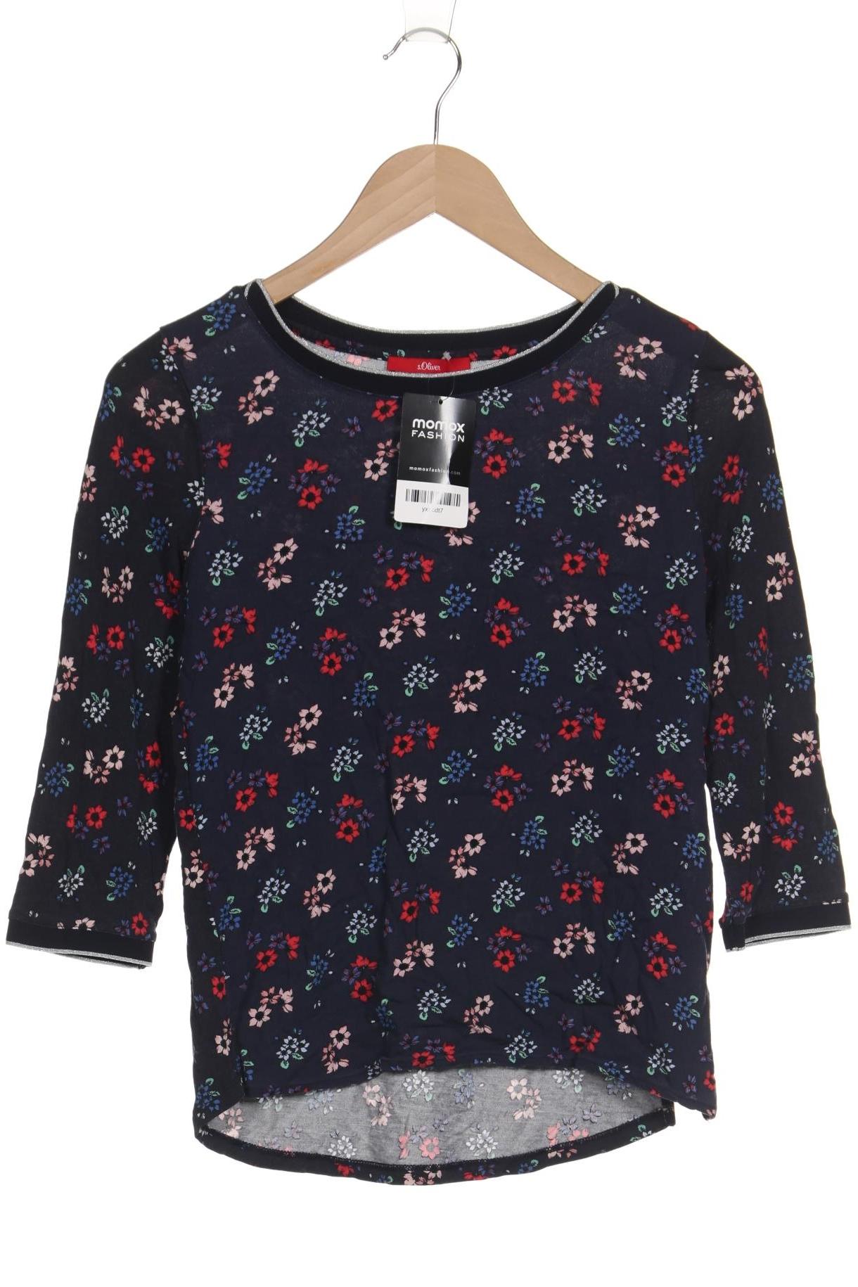 

s.Oliver Damen Langarmshirt, marineblau, Gr. 32