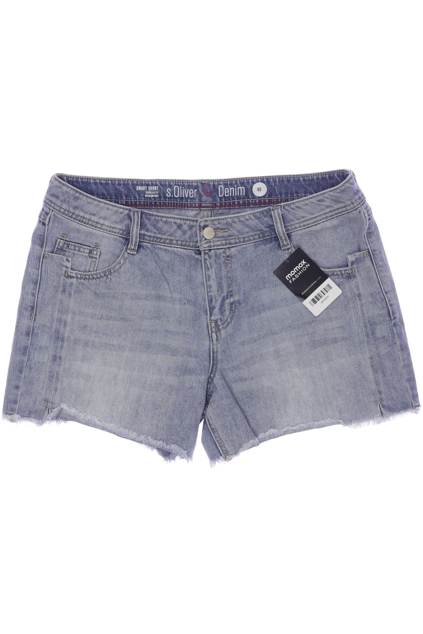 

s.Oliver Damen Shorts, hellblau, Gr. 40