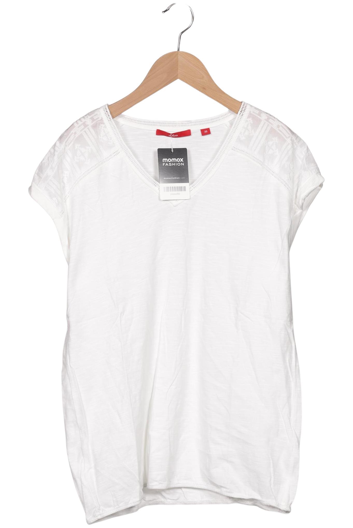 

s.Oliver Damen T-Shirt, weiß, Gr. 38