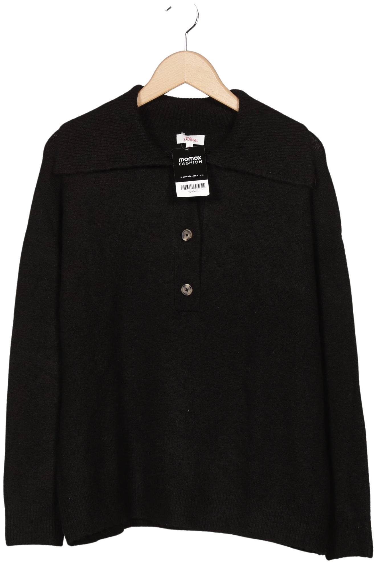 

s.Oliver Damen Pullover, schwarz, Gr. 38
