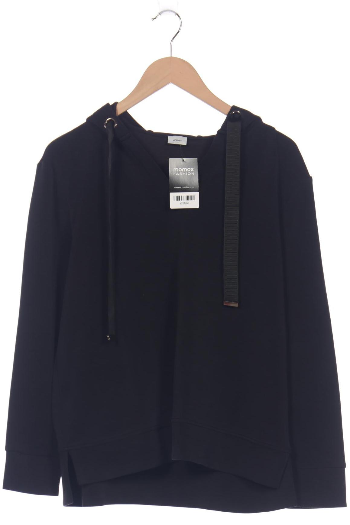 

s.Oliver Damen Kapuzenpullover, schwarz, Gr. 40