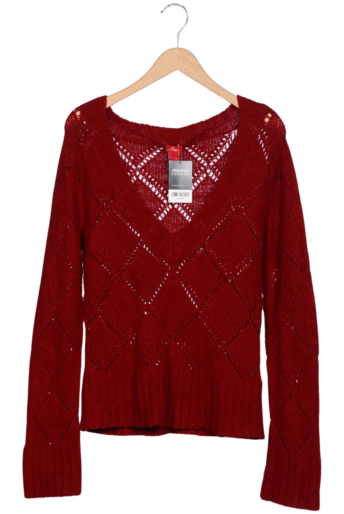 

s.Oliver Damen Pullover, rot, Gr. 38