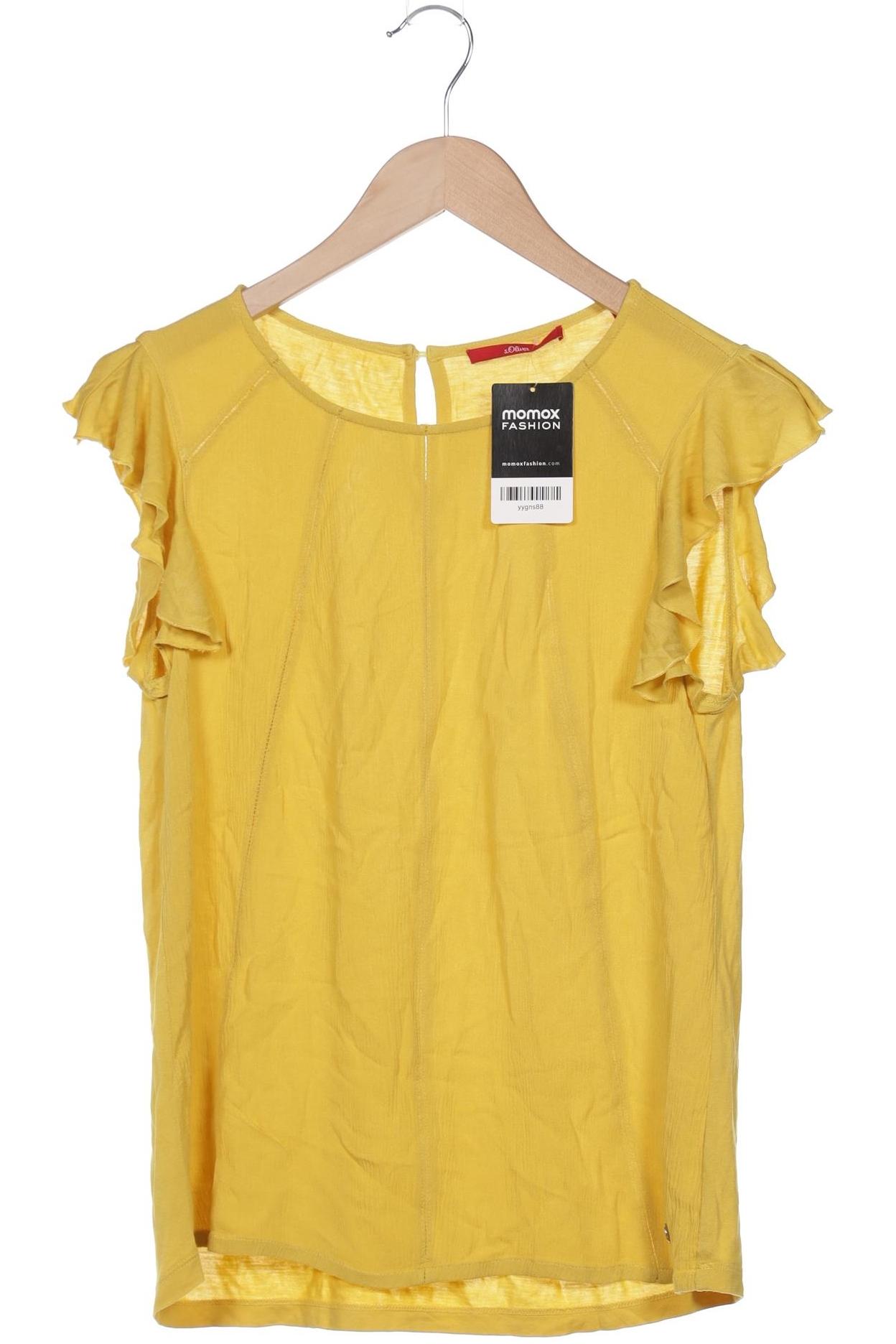 

s.Oliver Damen T-Shirt, gelb, Gr. 36