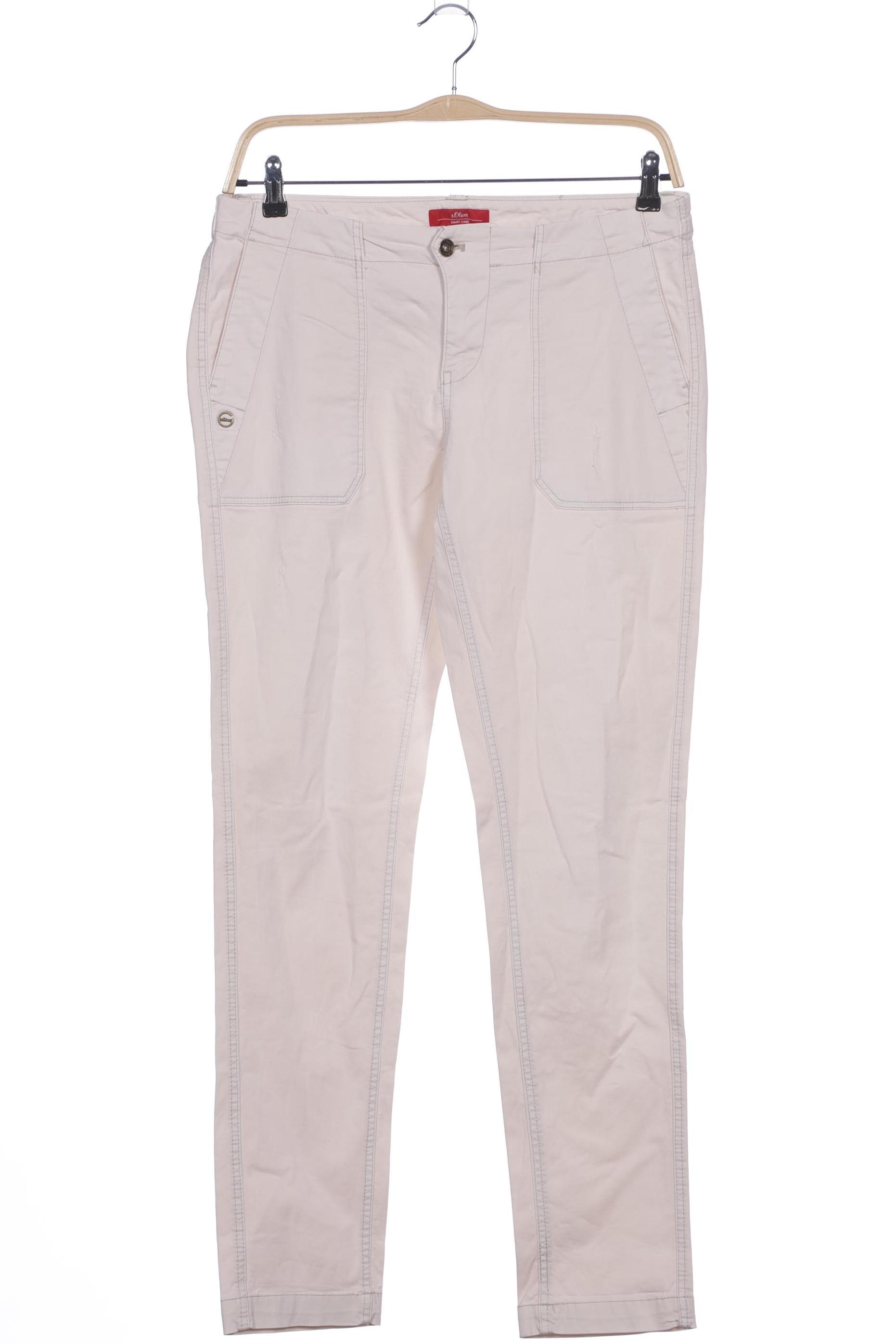 

s.Oliver Damen Jeans, cremeweiß, Gr. 32
