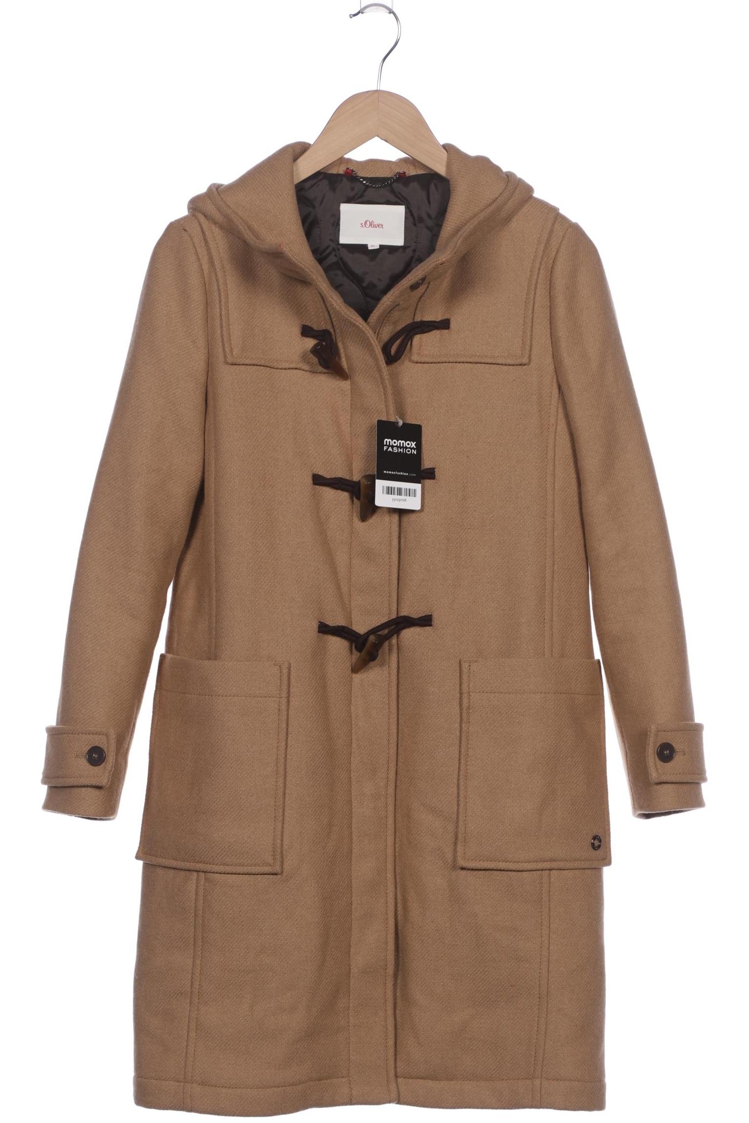 

s.Oliver Damen Mantel, beige, Gr. 34