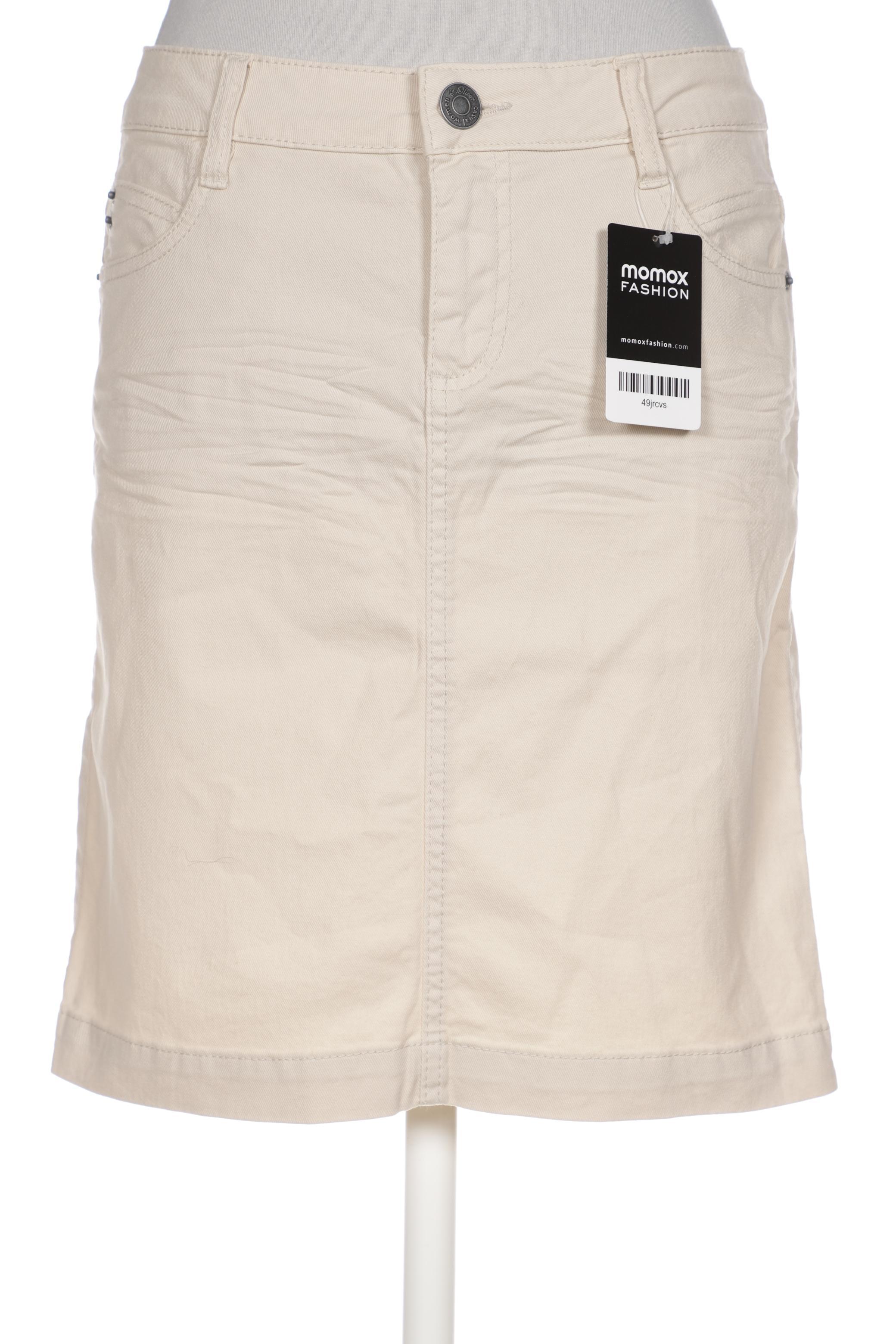 

s.Oliver Damen Rock, beige, Gr. 34