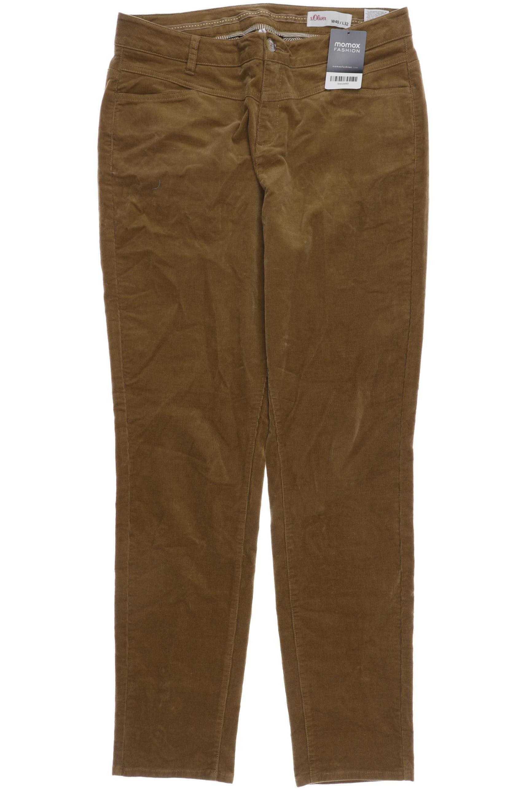 

s.Oliver Damen Stoffhose, braun, Gr. 40
