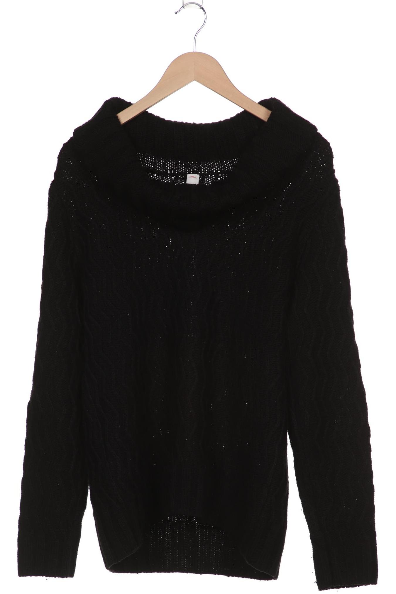 

s.Oliver Damen Pullover, schwarz, Gr. 42