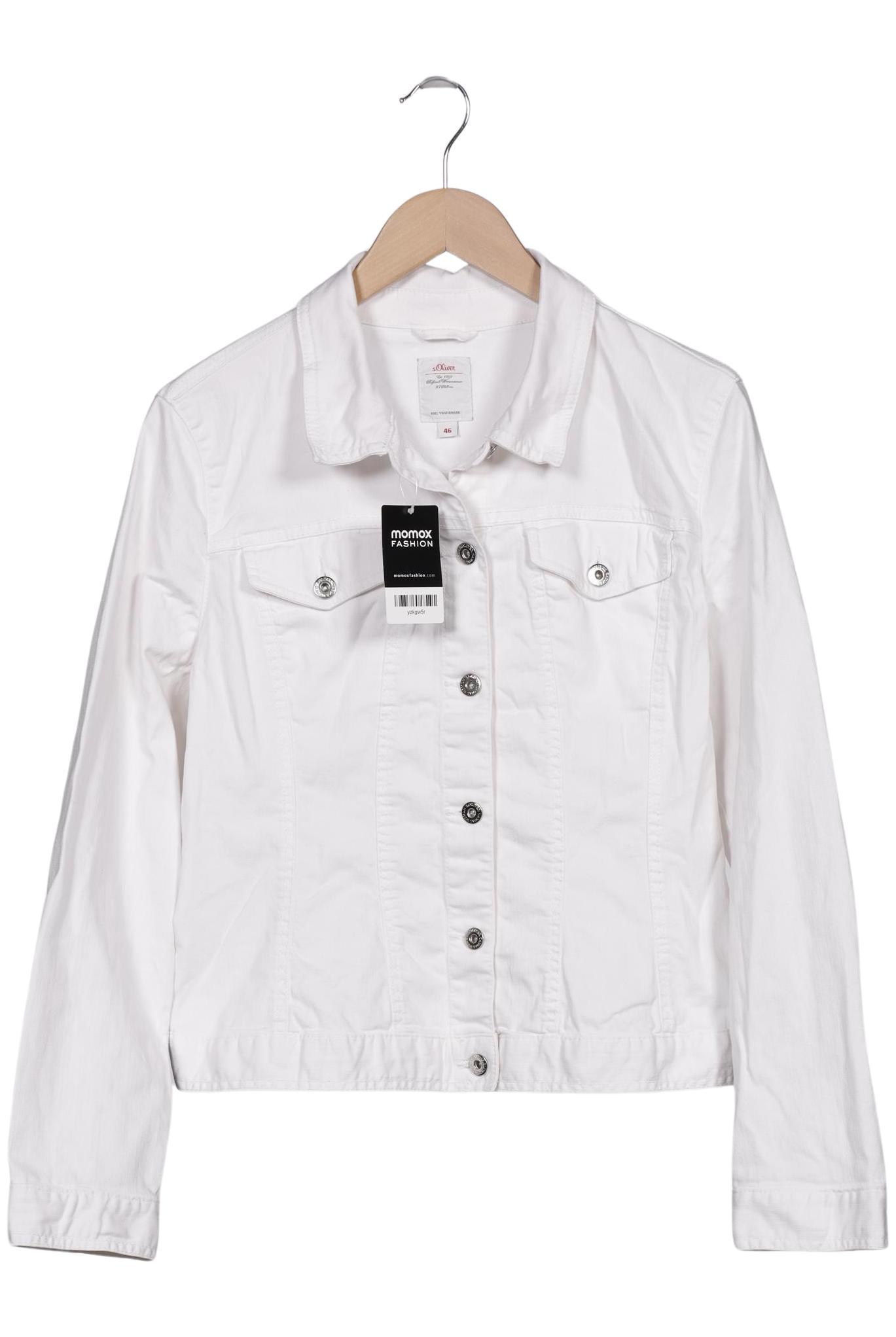 

s.Oliver Damen Jacke, weiß, Gr. 46