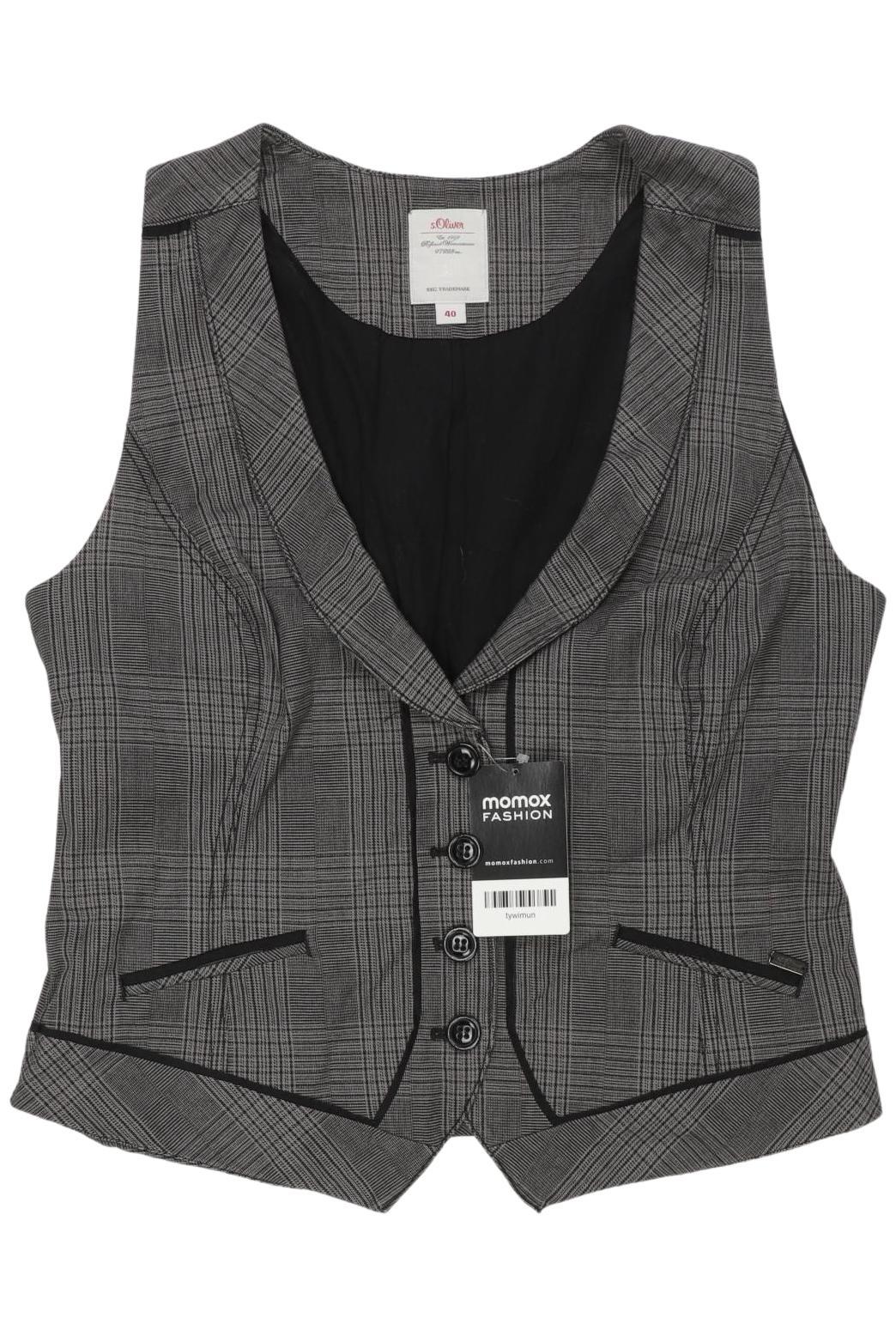 

s.Oliver Damen Weste, grau, Gr. 40