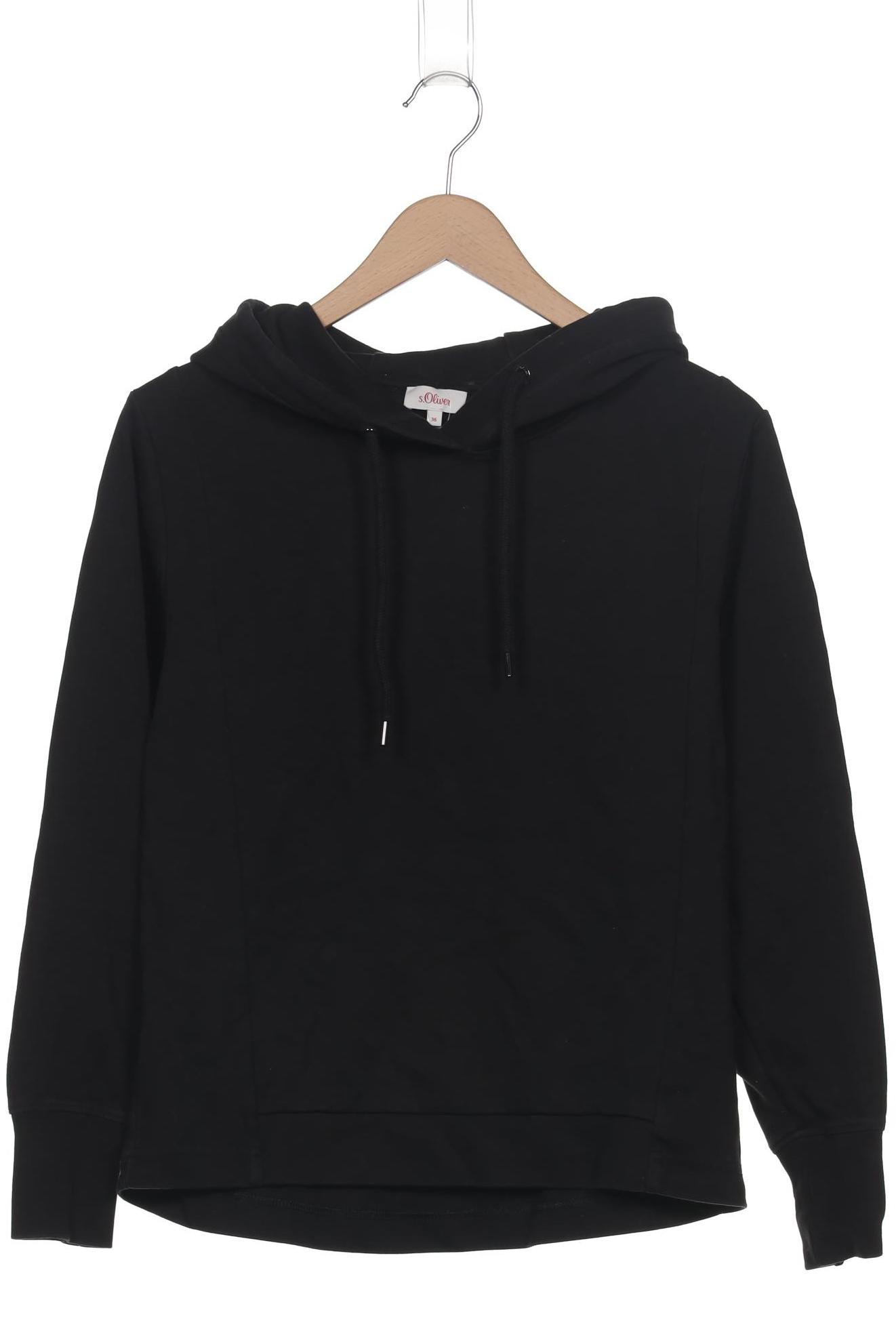 

s.Oliver Damen Kapuzenpullover, schwarz, Gr. 36