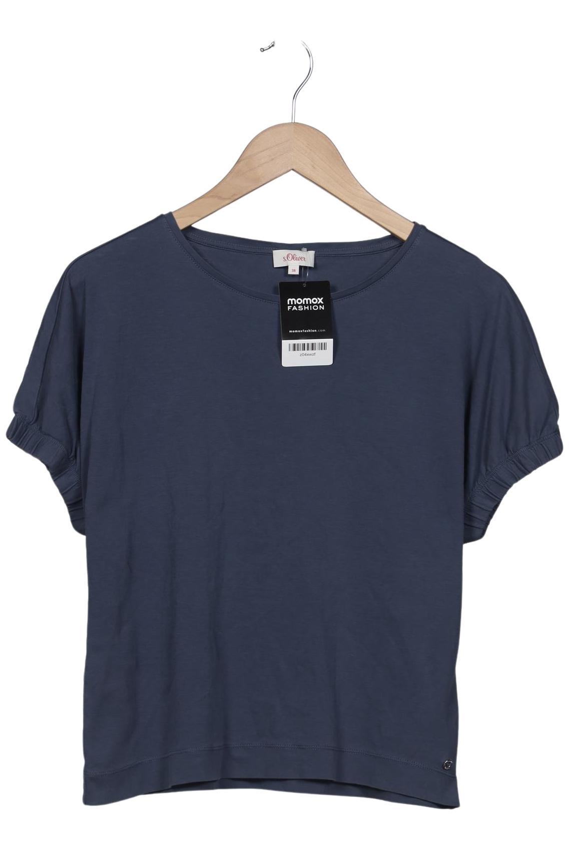 

s.Oliver Damen T-Shirt, blau, Gr. 38