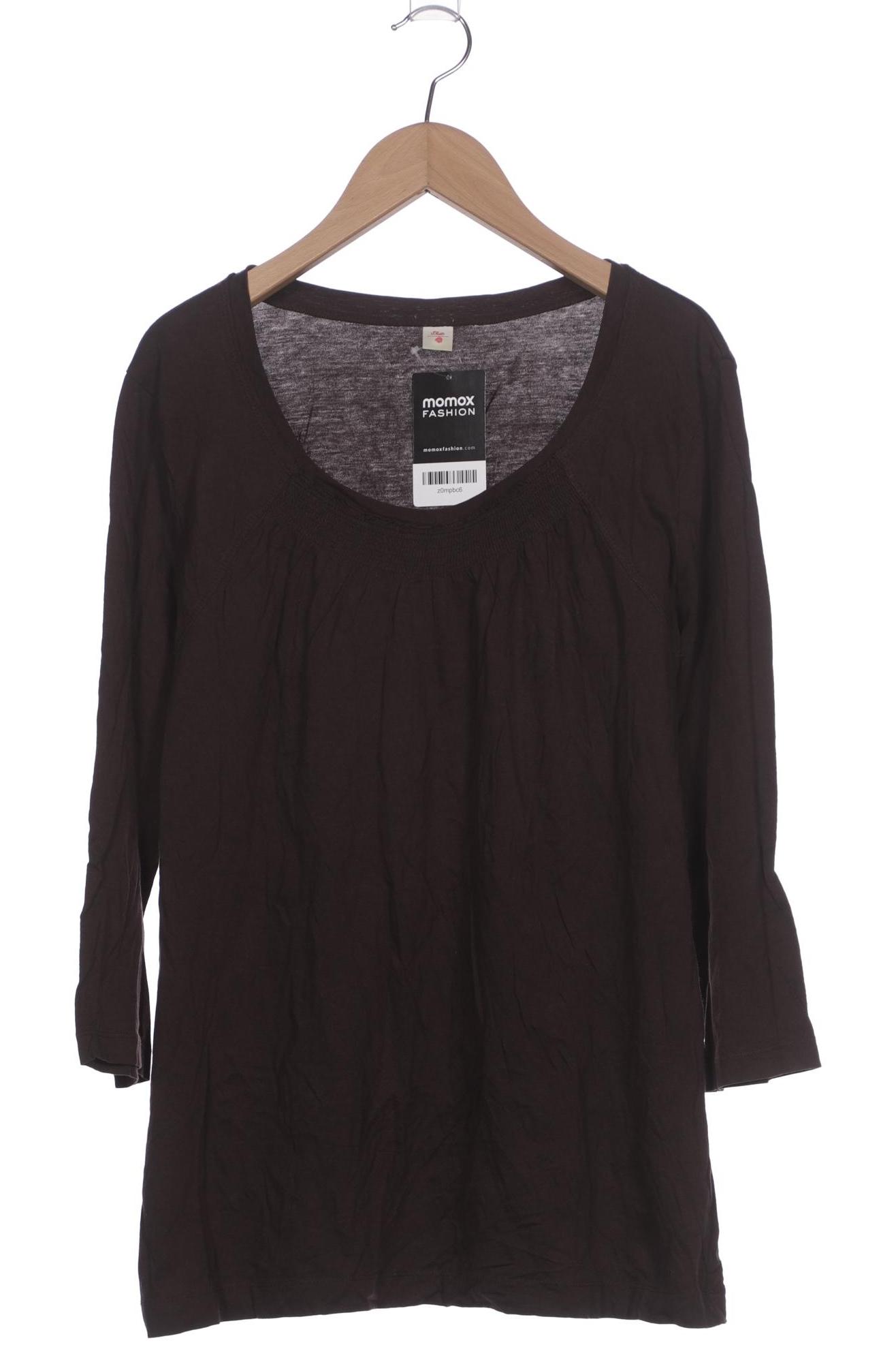 

s.Oliver Damen Langarmshirt, braun, Gr. 42