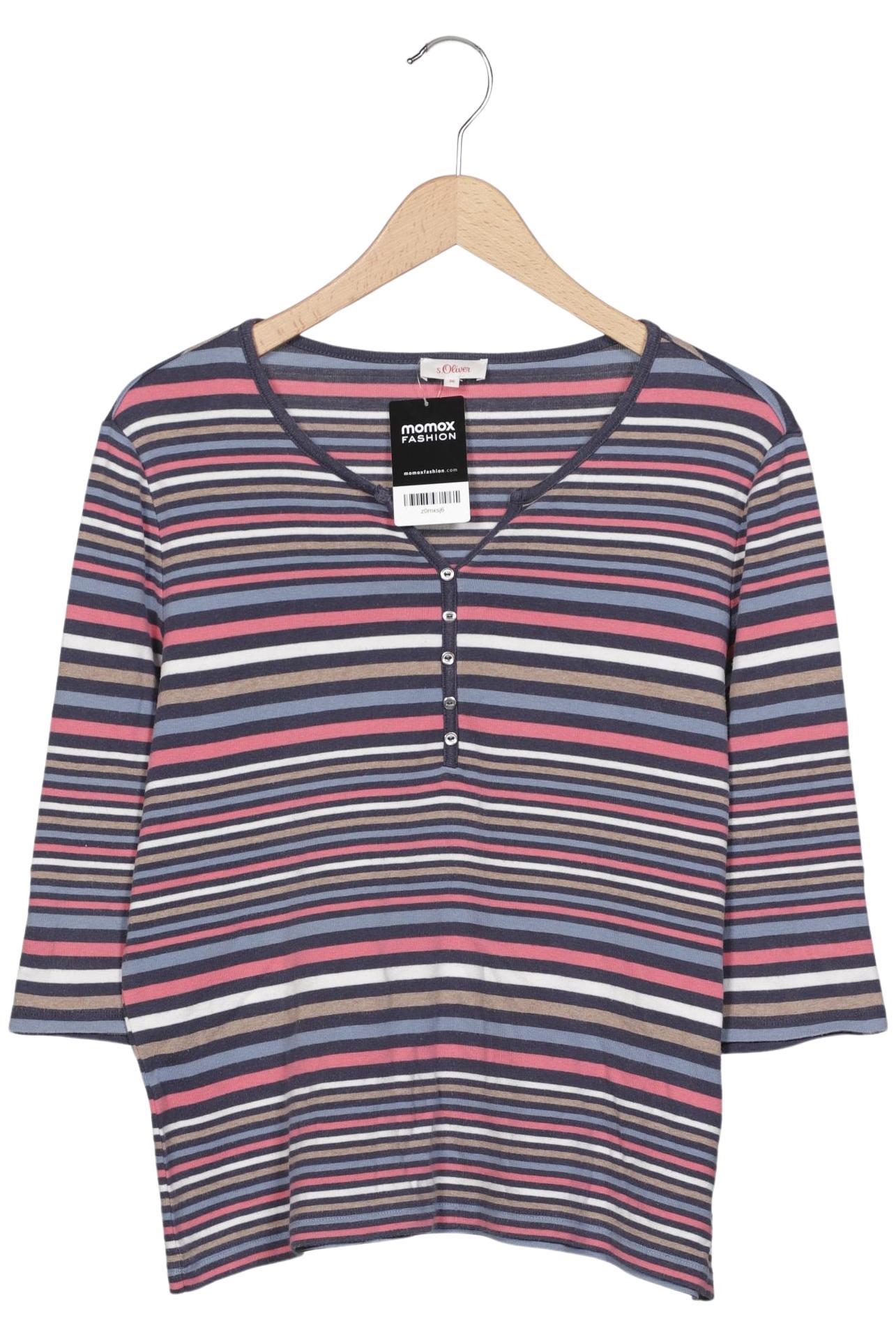 

s.Oliver Damen Langarmshirt, mehrfarbig, Gr. 36