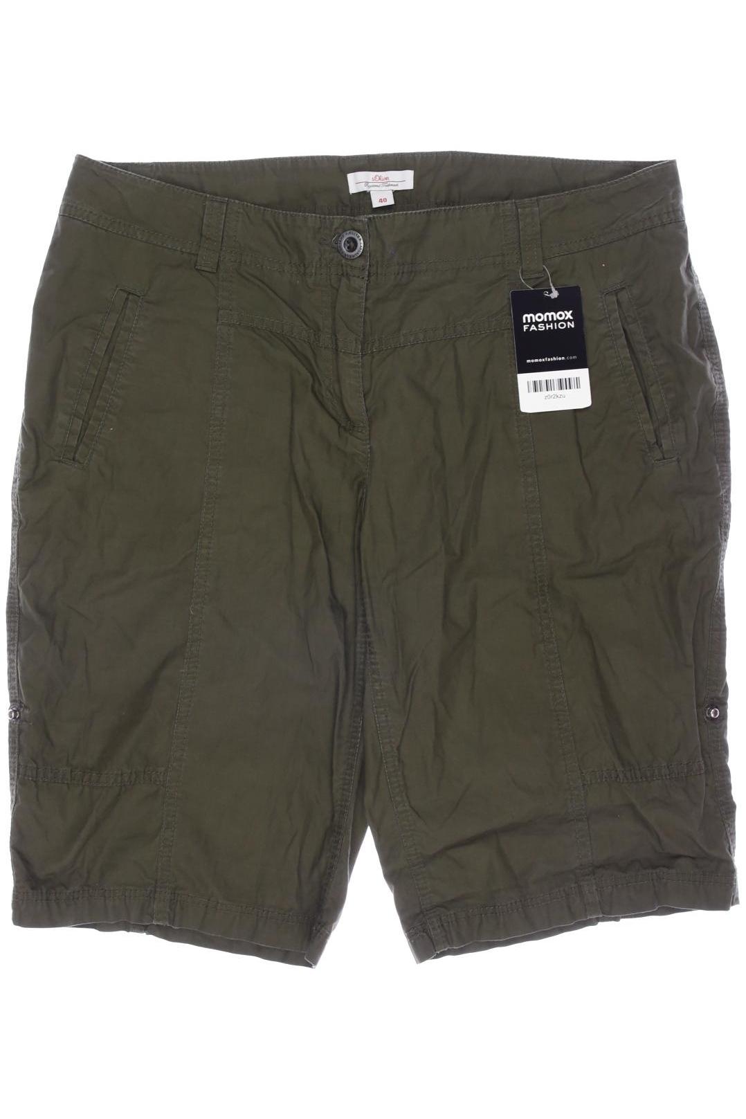 

s.Oliver Damen Shorts, grün, Gr. 40