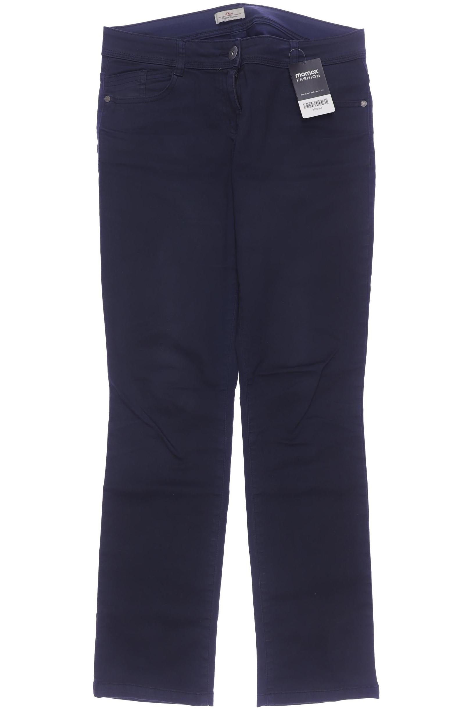 

s.Oliver Damen Stoffhose, marineblau, Gr. 36