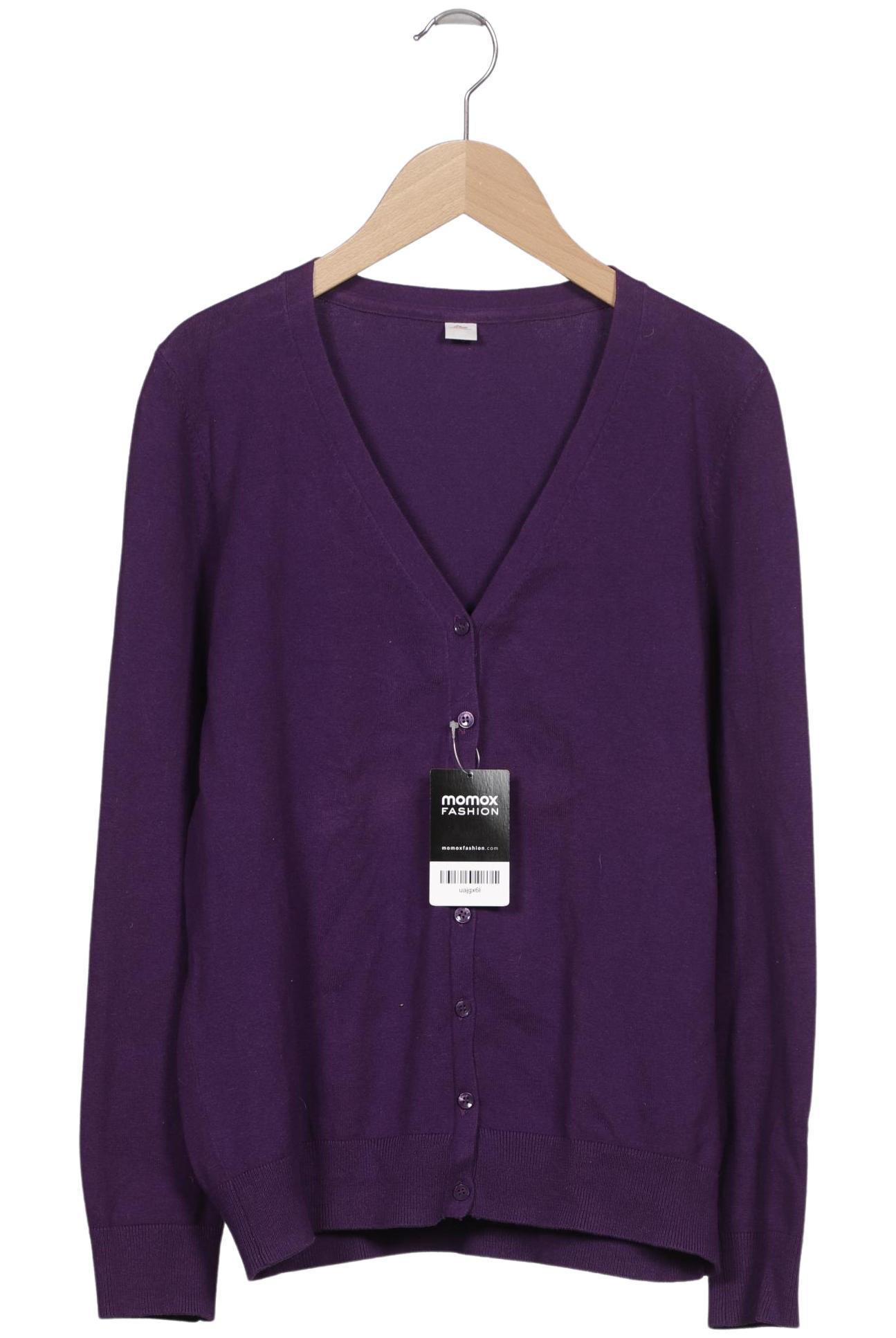 

s.Oliver Damen Strickjacke, flieder, Gr. 42