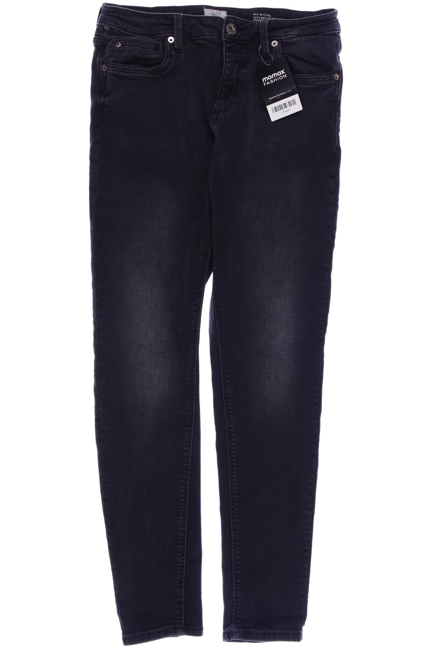 

s.Oliver Damen Jeans, schwarz