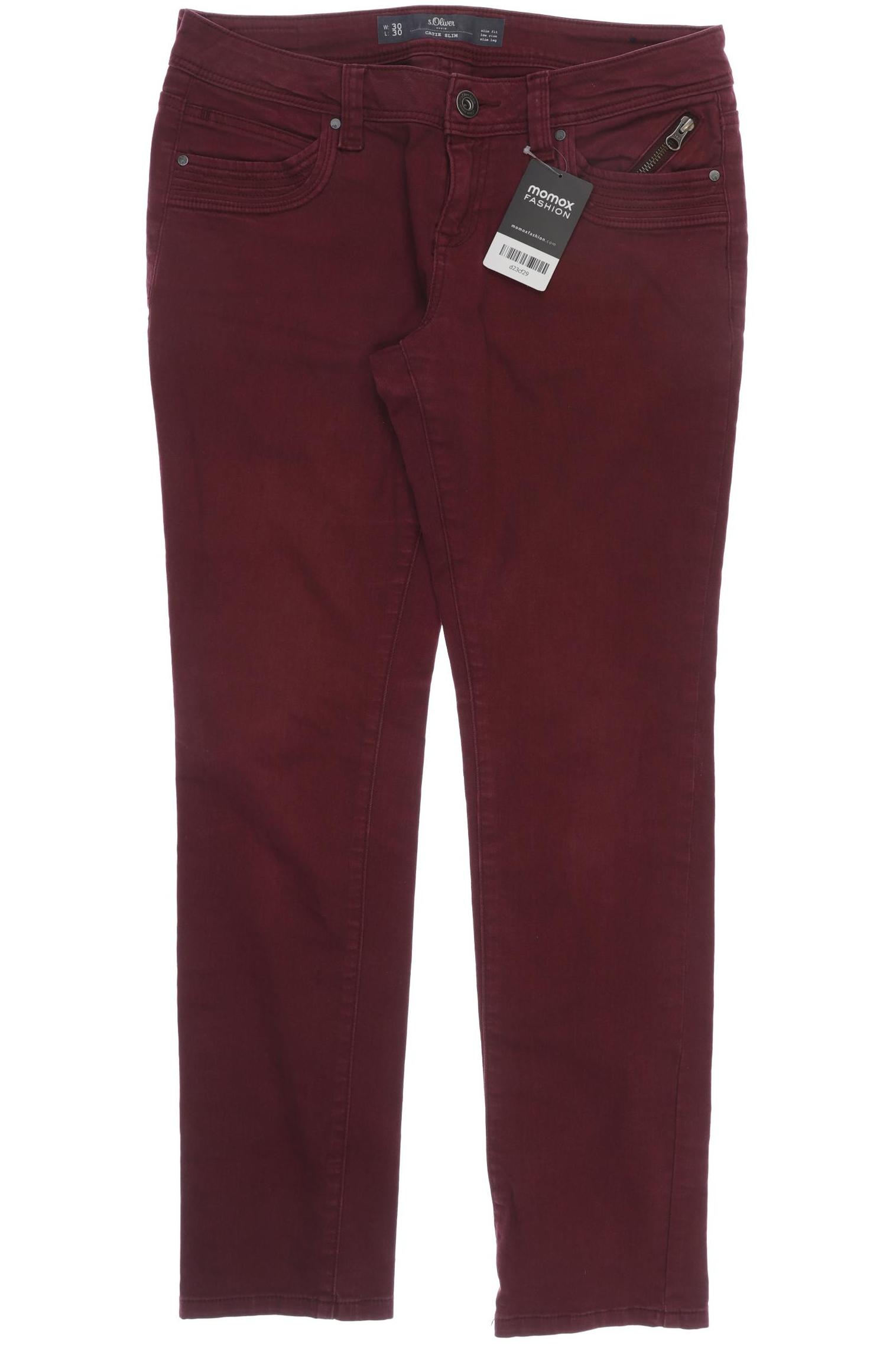 

s.Oliver Damen Jeans, rot, Gr. 30