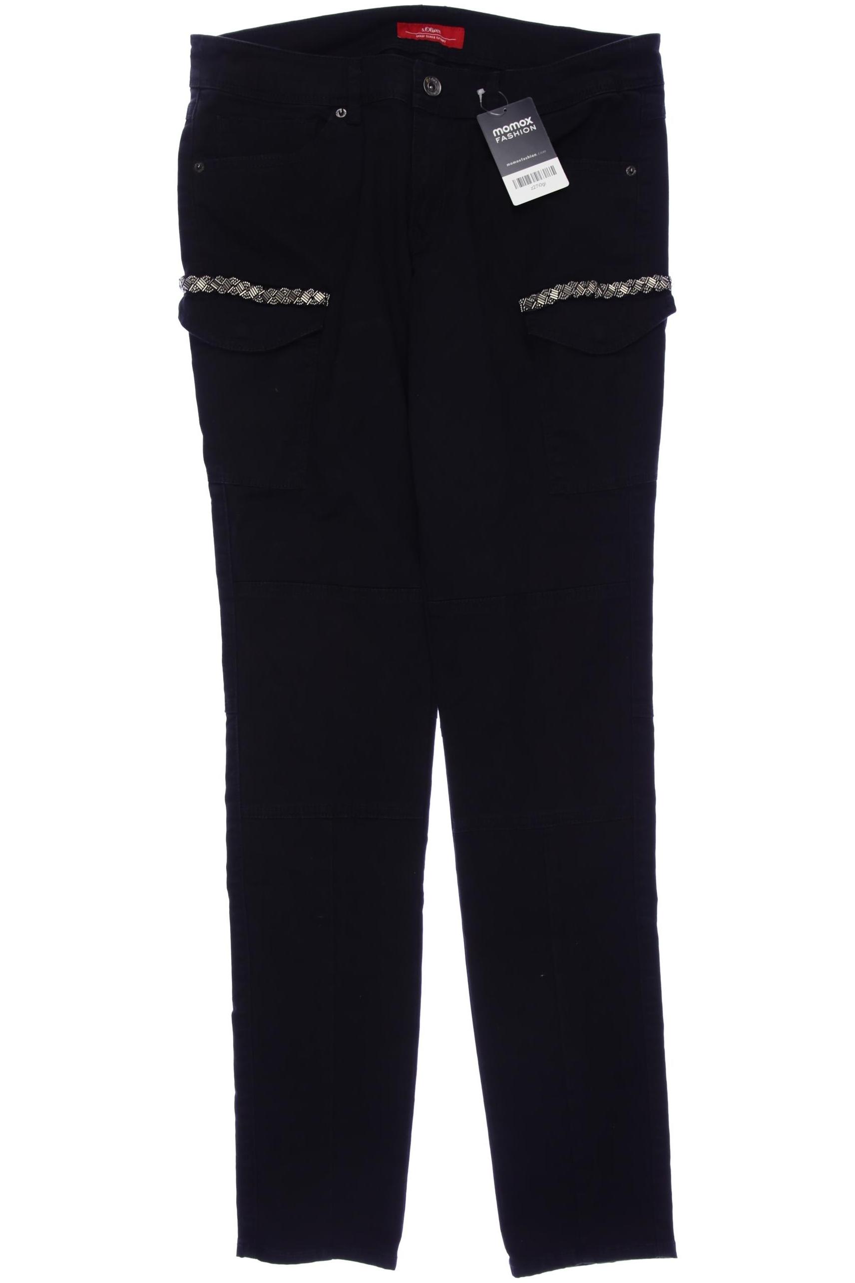 

s.Oliver Damen Stoffhose, schwarz, Gr. 31