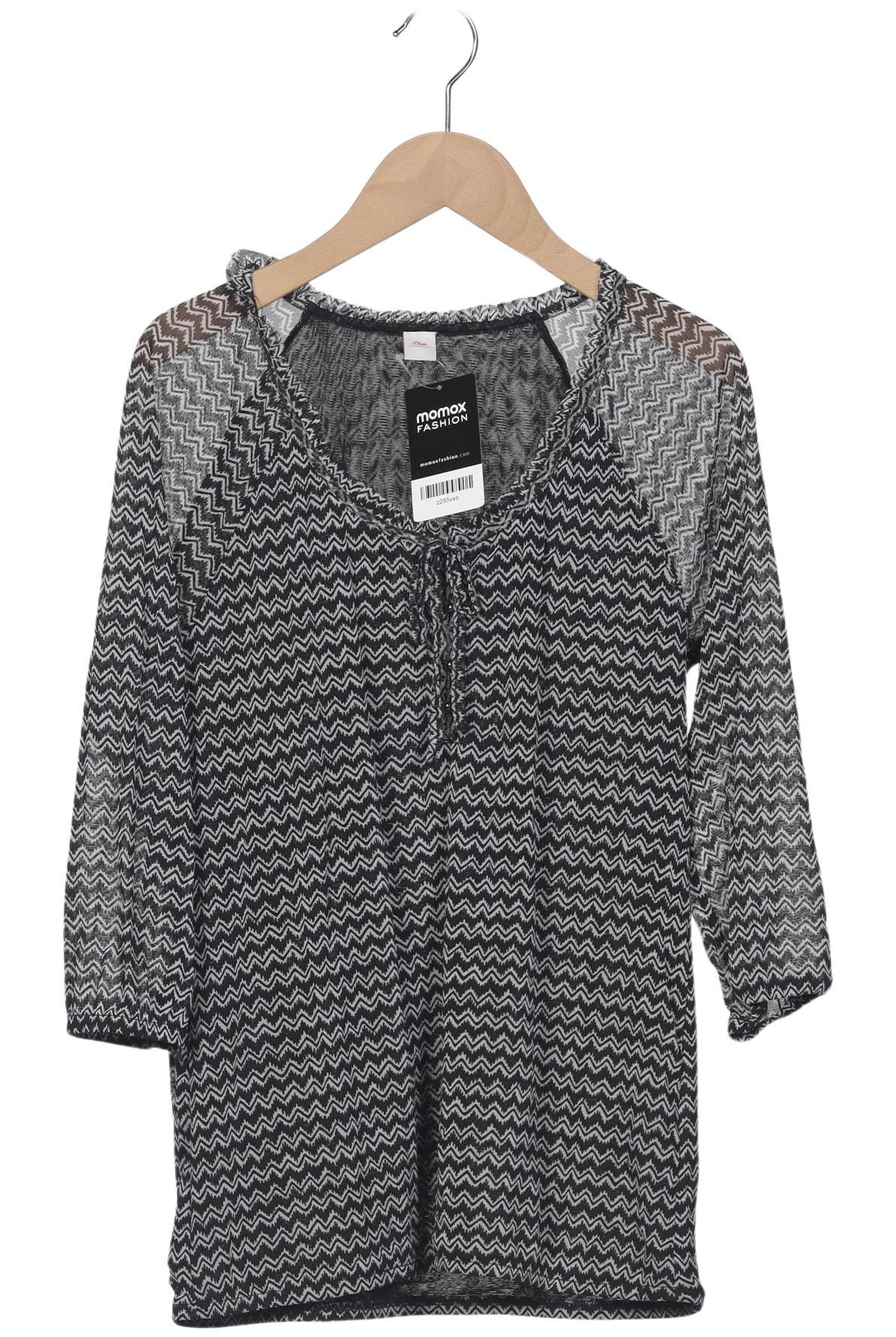 

s.Oliver Damen Langarmshirt, mehrfarbig, Gr. 38