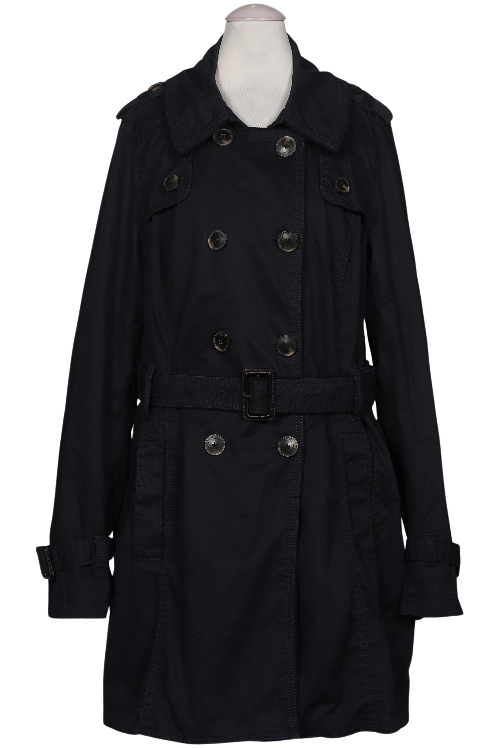 

s.Oliver Damen Mantel, marineblau, Gr. 40