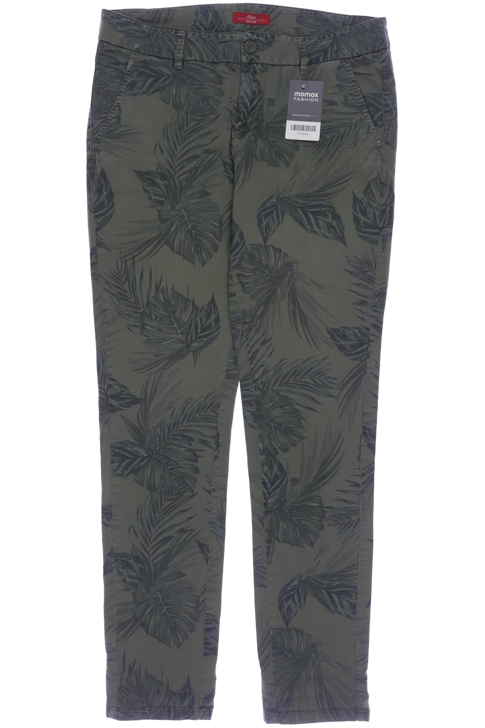 

s.Oliver Damen Stoffhose, grün, Gr. 38