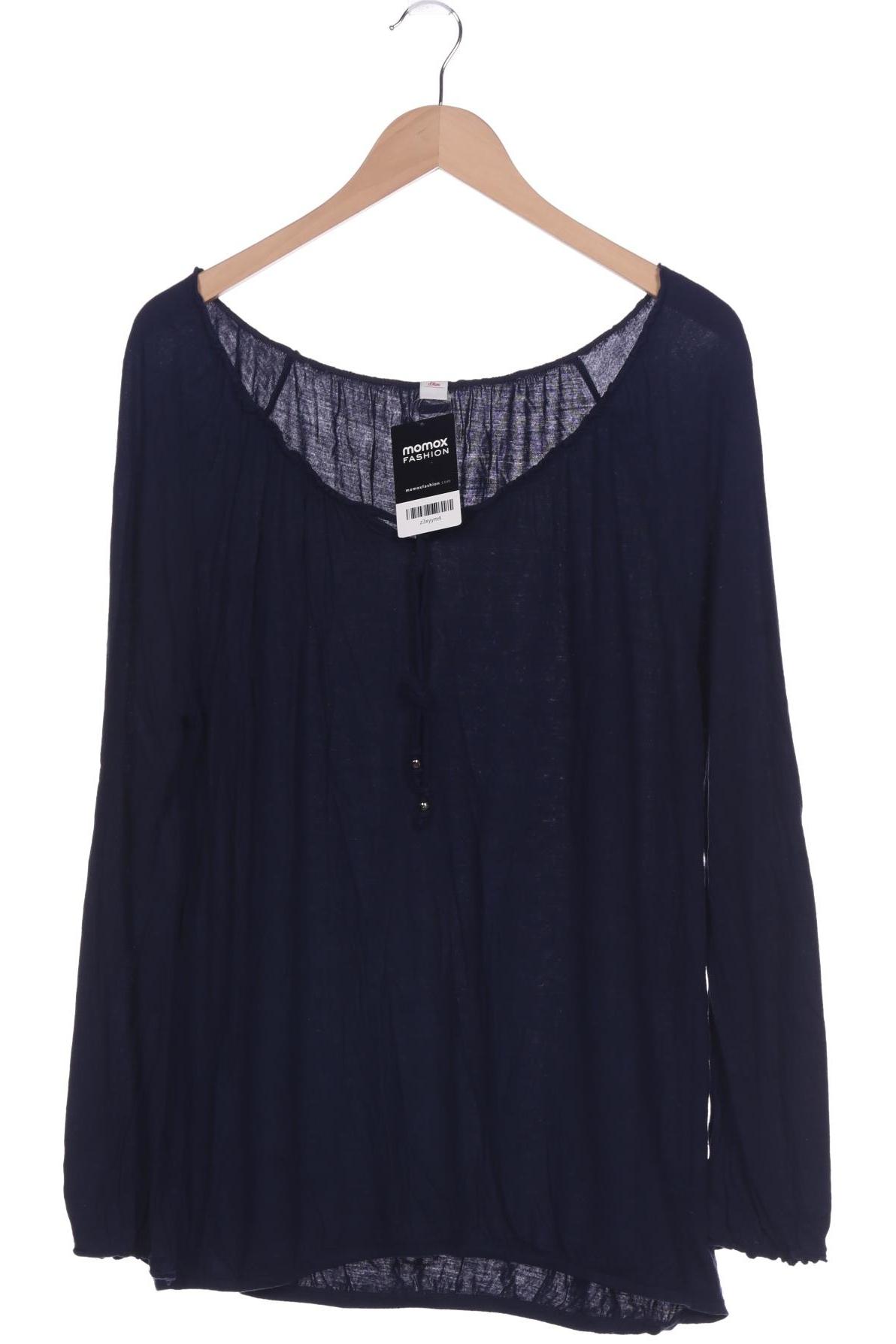 

s.Oliver Damen Langarmshirt, marineblau, Gr. 42