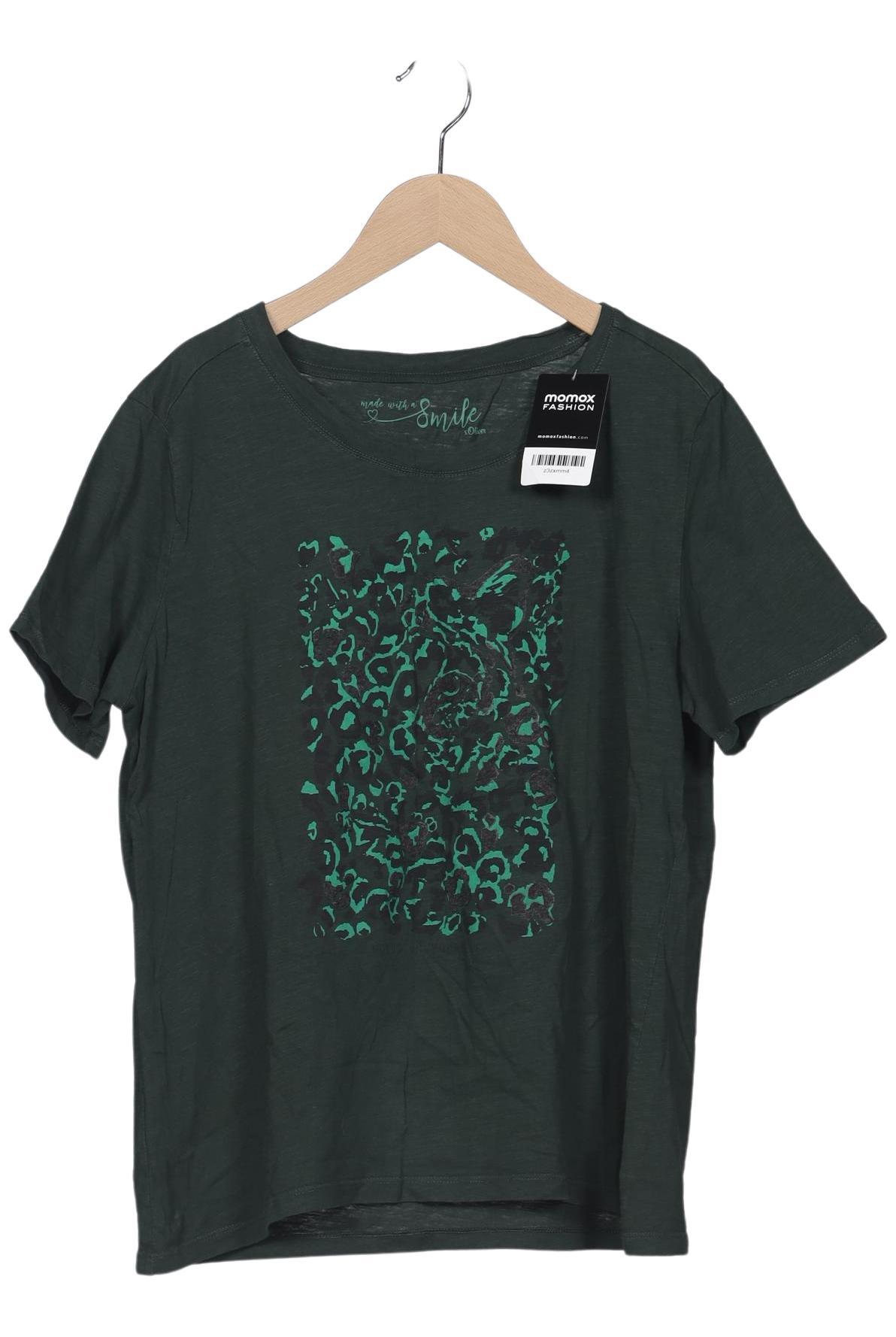 

s.Oliver Damen T-Shirt, grün, Gr. 42
