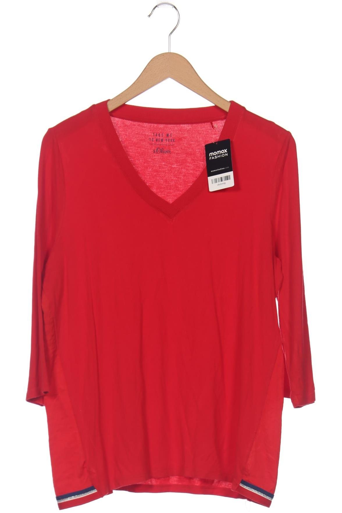 

s.Oliver Damen Langarmshirt, rot, Gr. 42