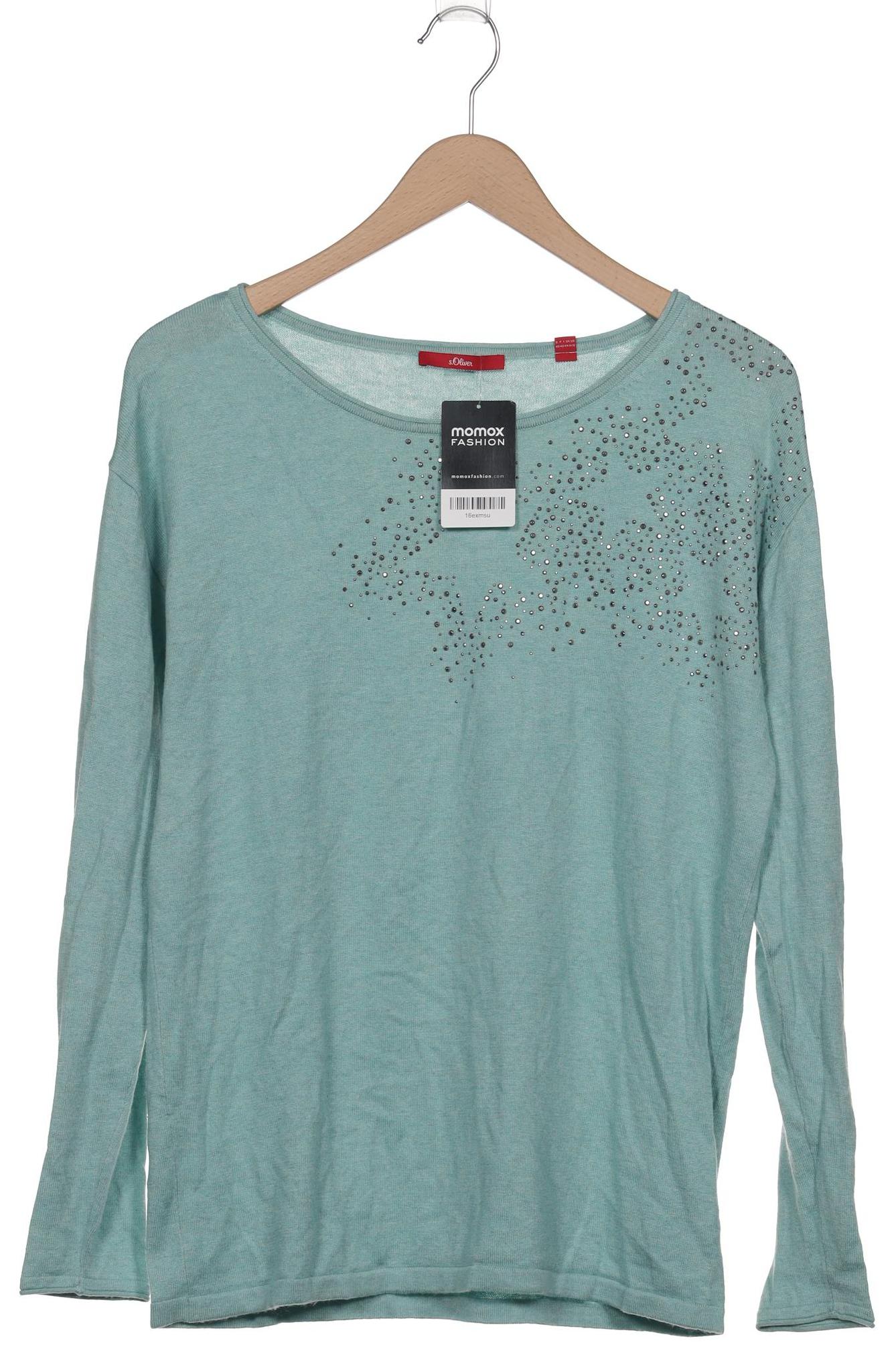 

s.Oliver Damen Pullover, türkis, Gr. 40