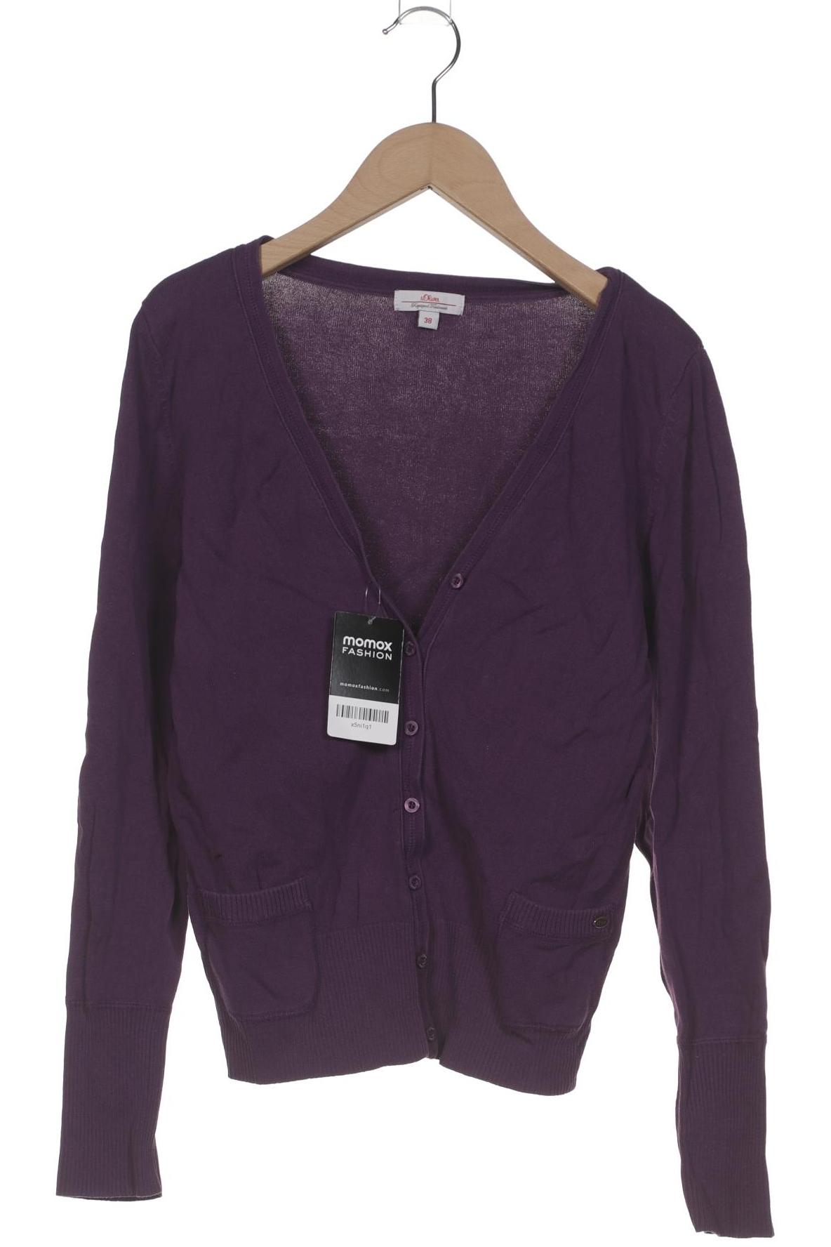 

s.Oliver Damen Strickjacke, flieder, Gr. 38