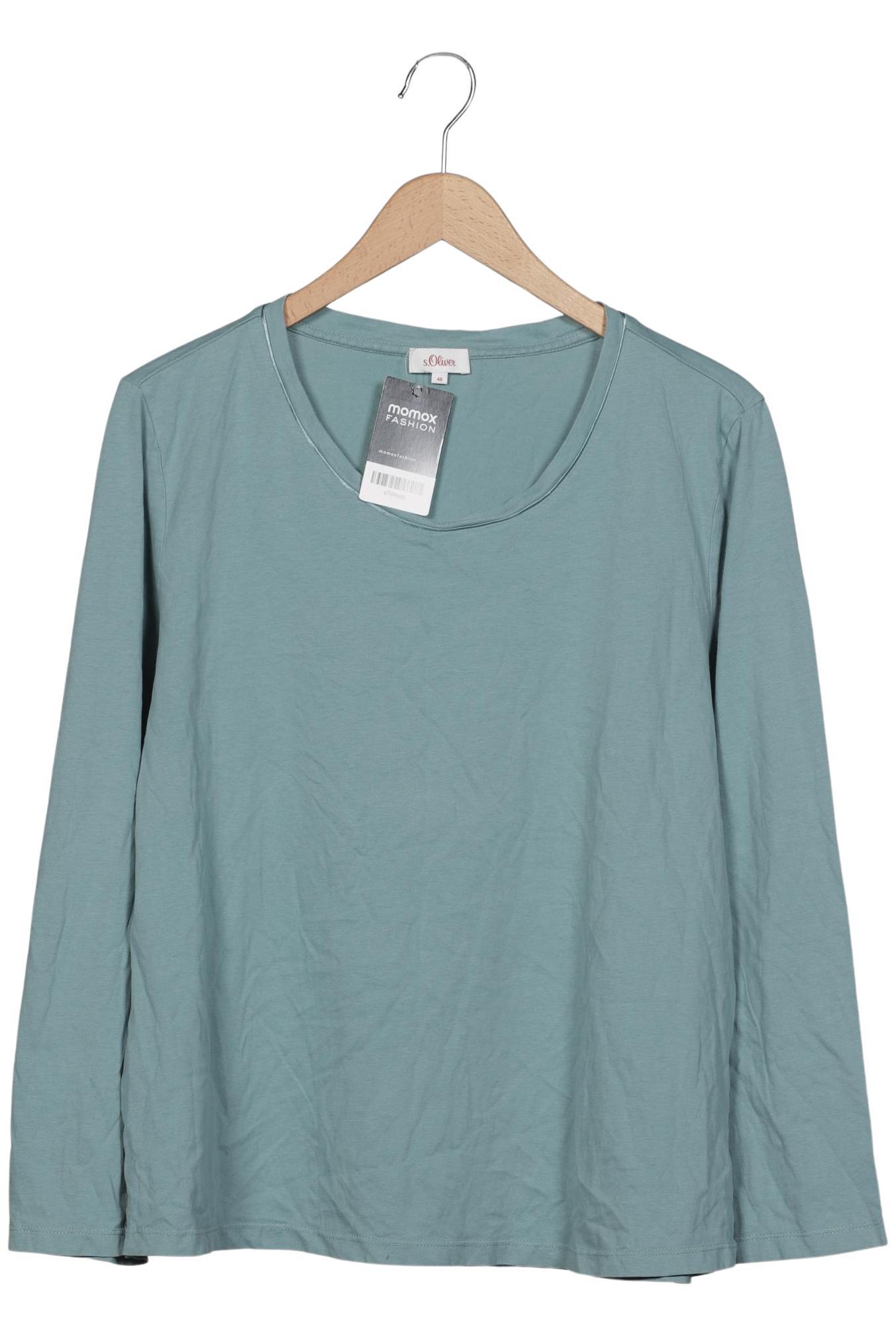 

s.Oliver Damen Langarmshirt, türkis, Gr. 48