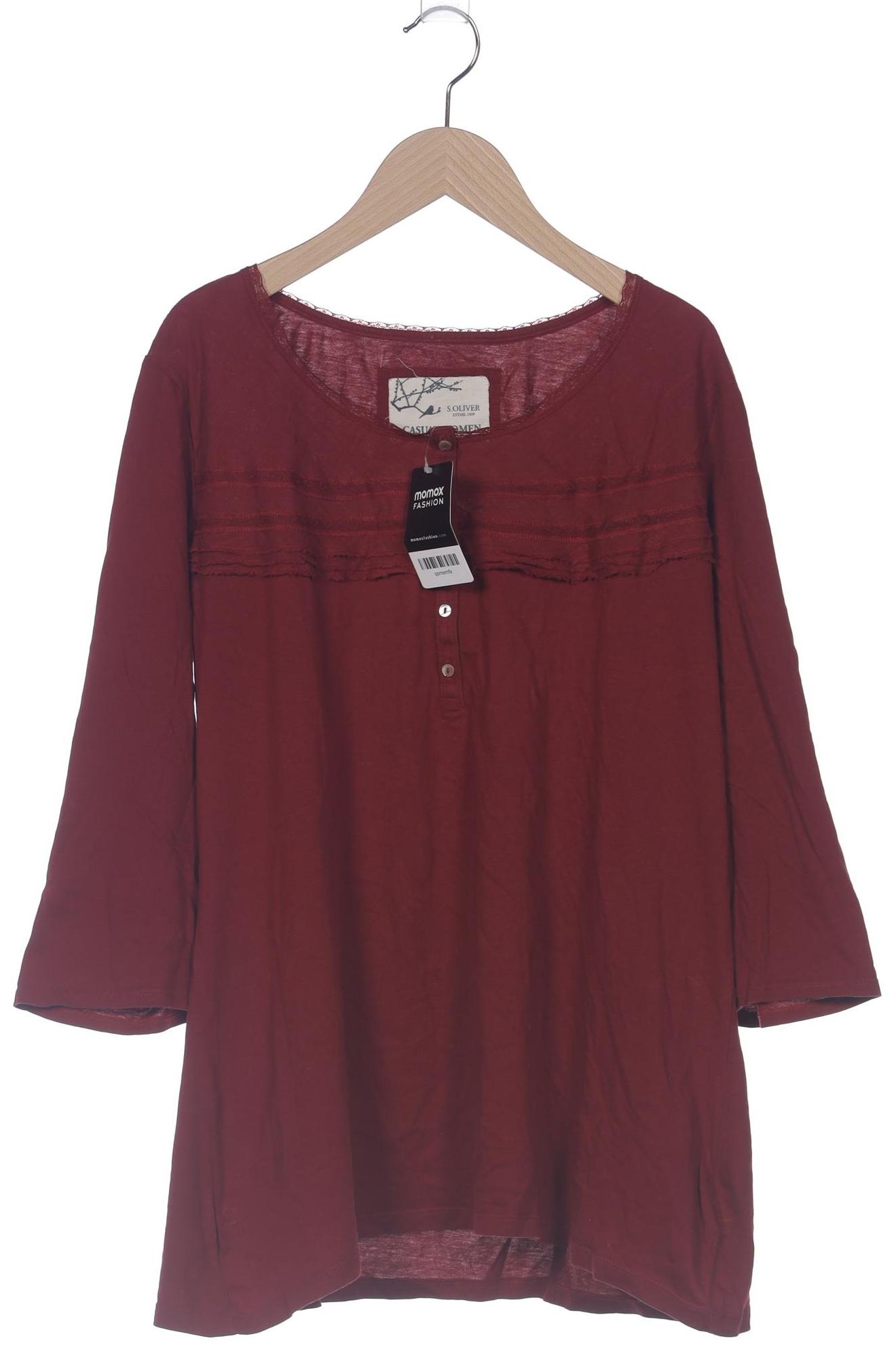 

s.Oliver Damen Langarmshirt, bordeaux, Gr. 46